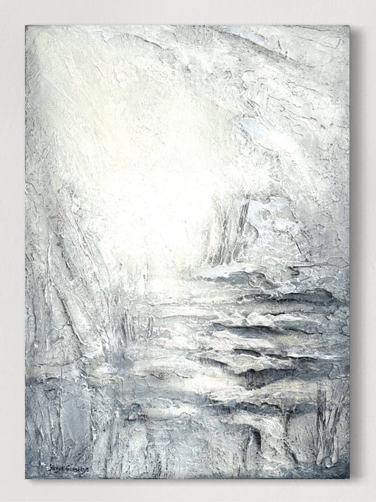 Silber Ruhe, 50(B)x70(H)cm