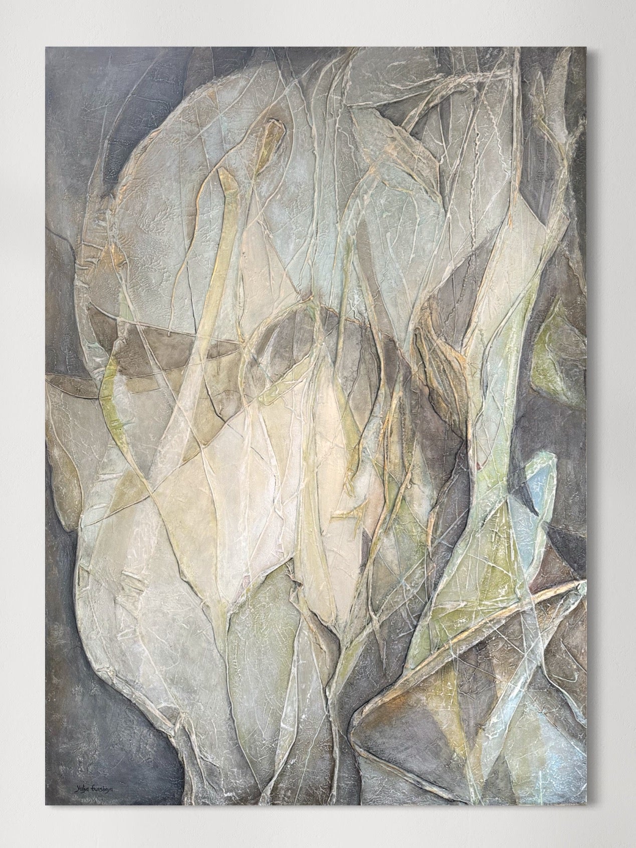 By the River Side, 100(w)x140(h)cm