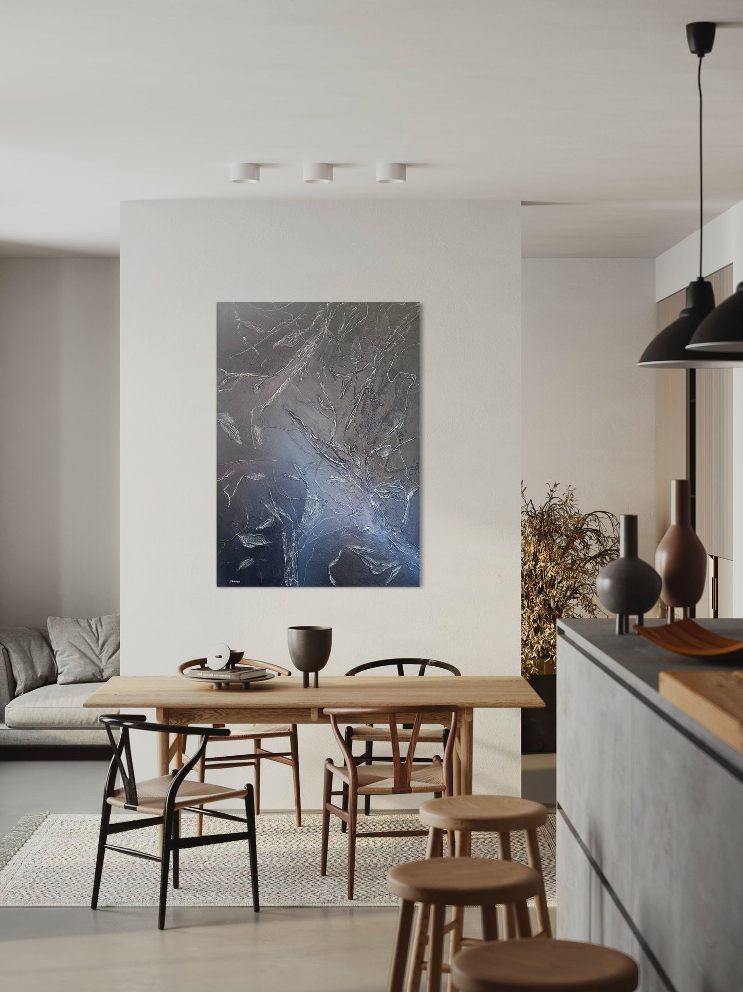 Im Inneren der Höhle, 100b)x140(h)cm