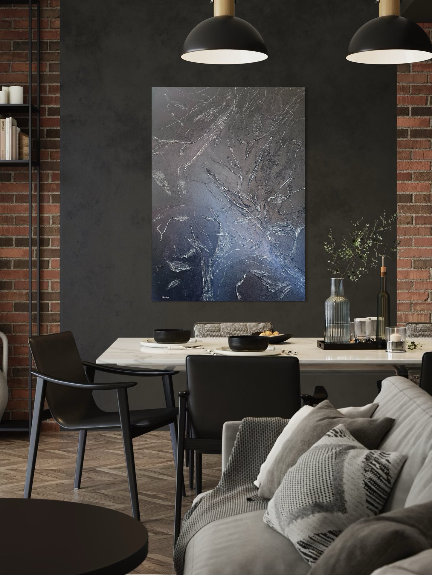 Im Inneren der Höhle, 100b)x140(h)cm