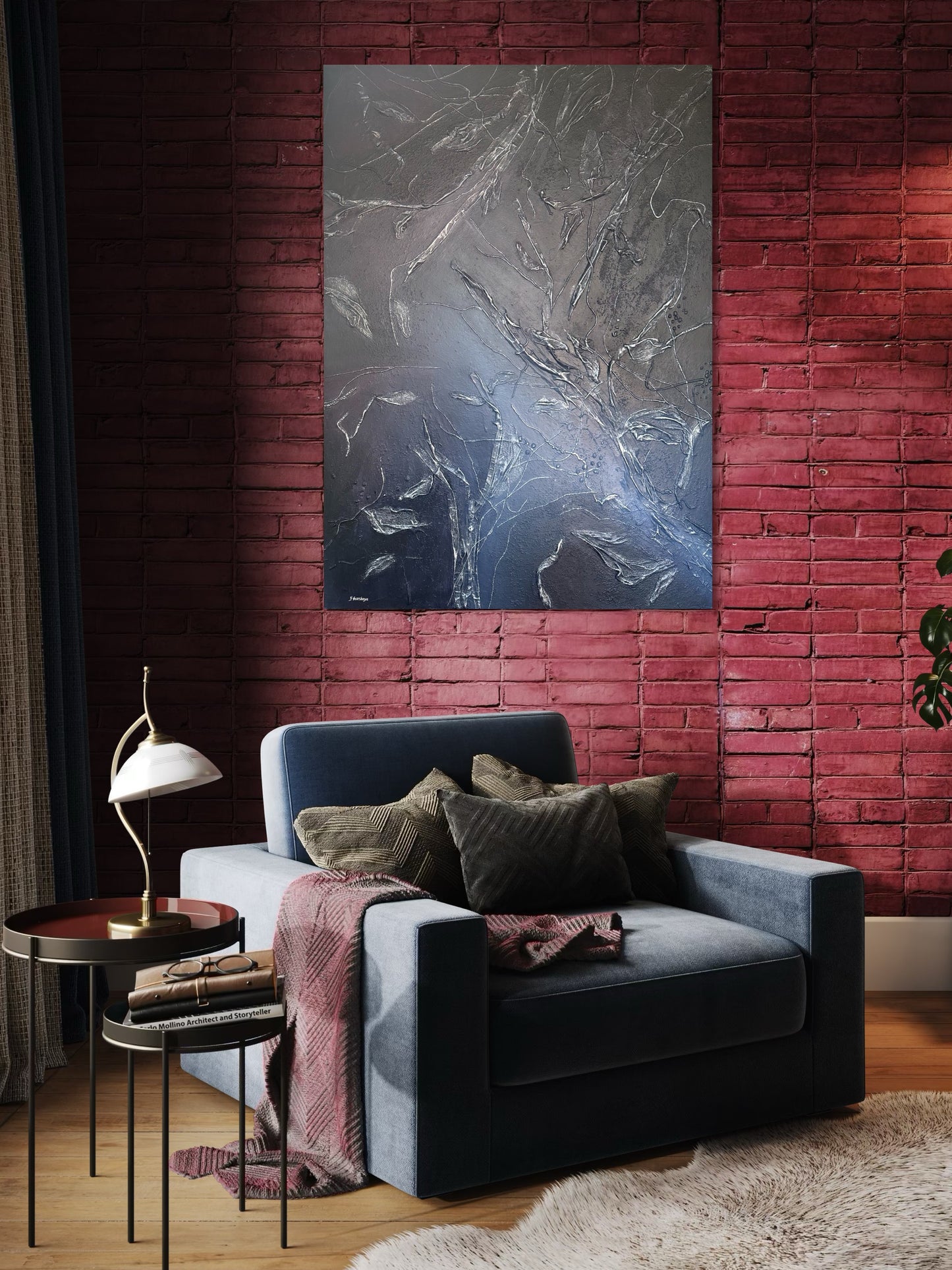 Im Inneren der Höhle, 100b)x140(h)cm