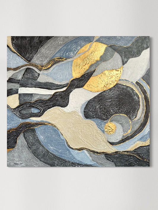 Der goldene Tanz, 120(B)x110(H)cm