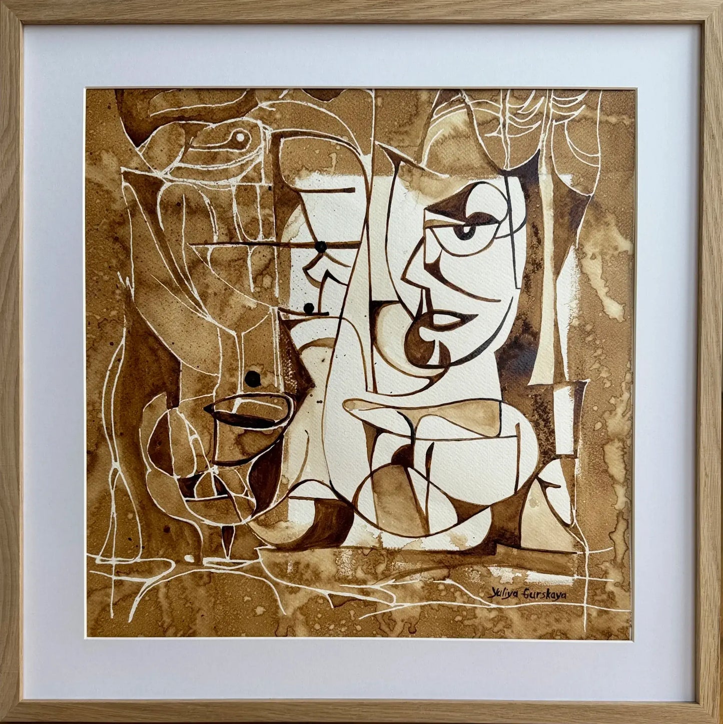 Kaffemand, 50(b)x50(h)cm