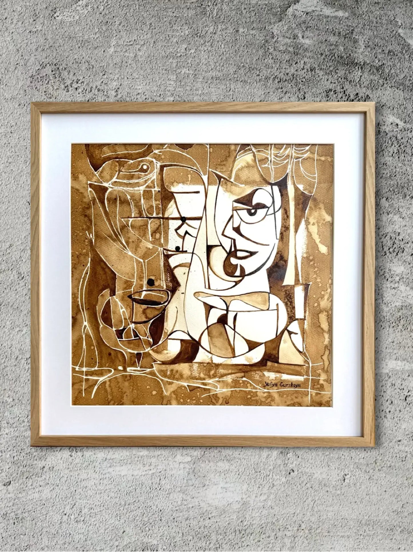 Kaffemand, 50(b)x50(h)cm