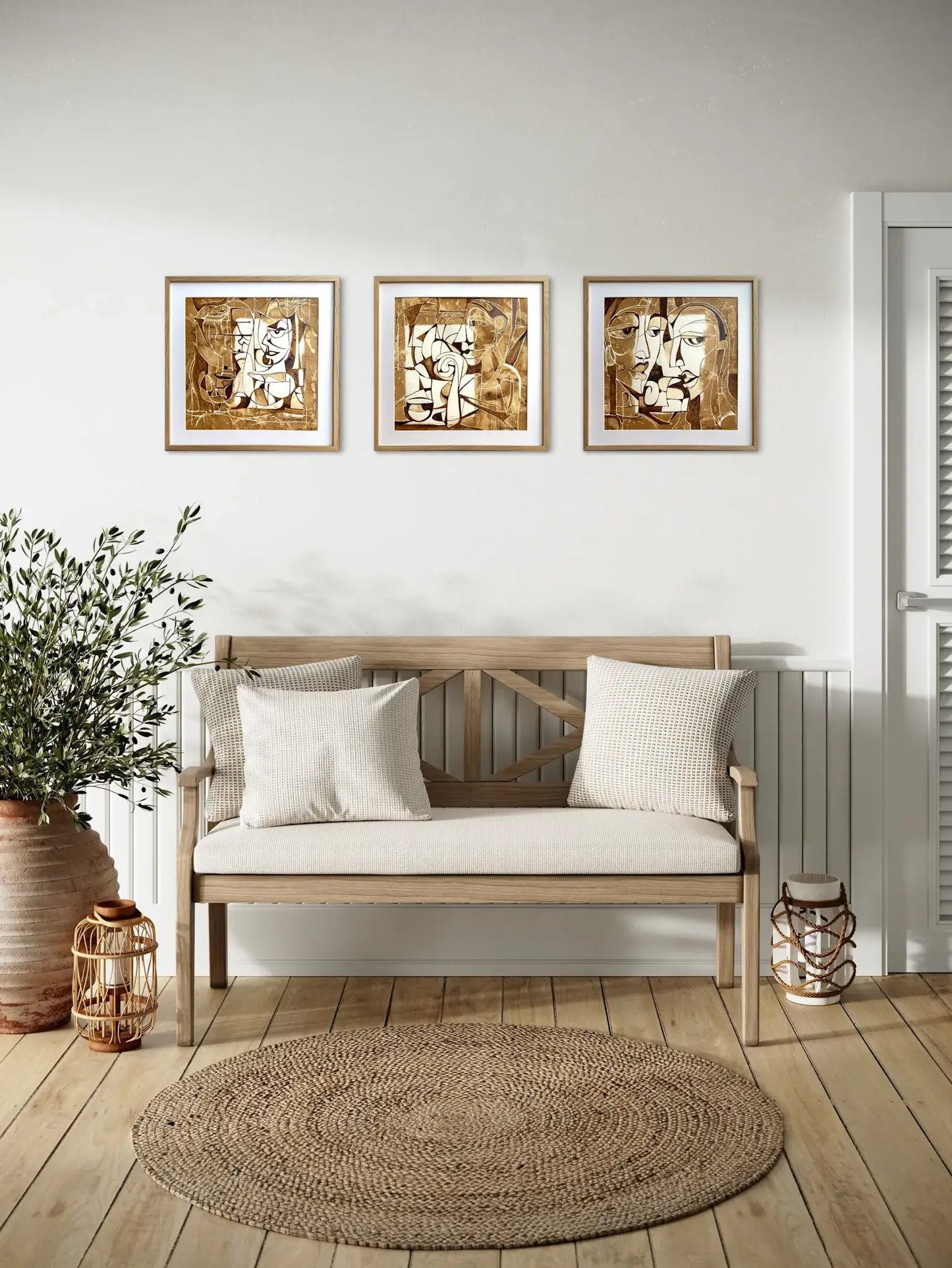 Kaffemand, 50(b)x50(h)cm