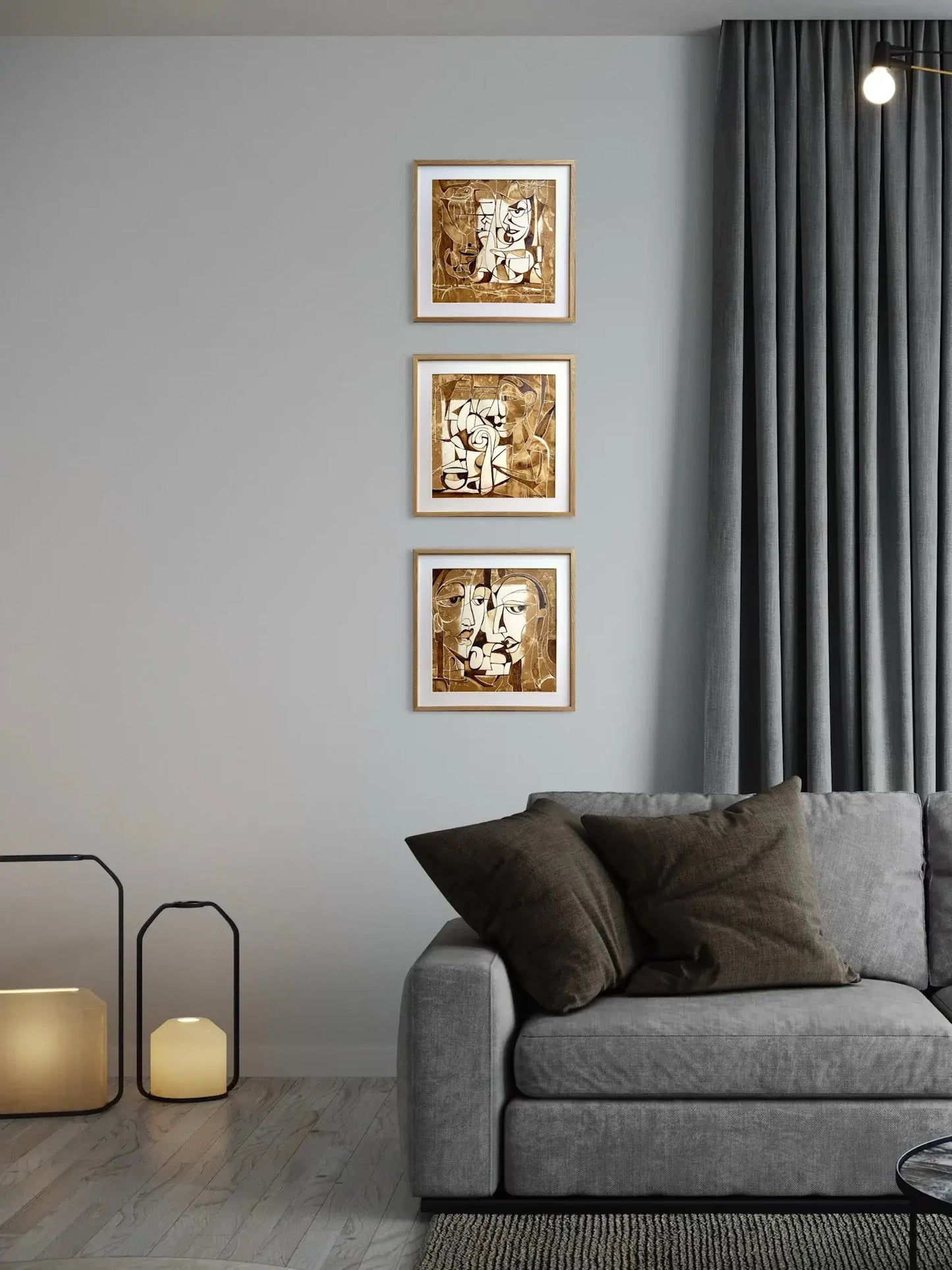 Kaffemand, 50(b)x50(h)cm