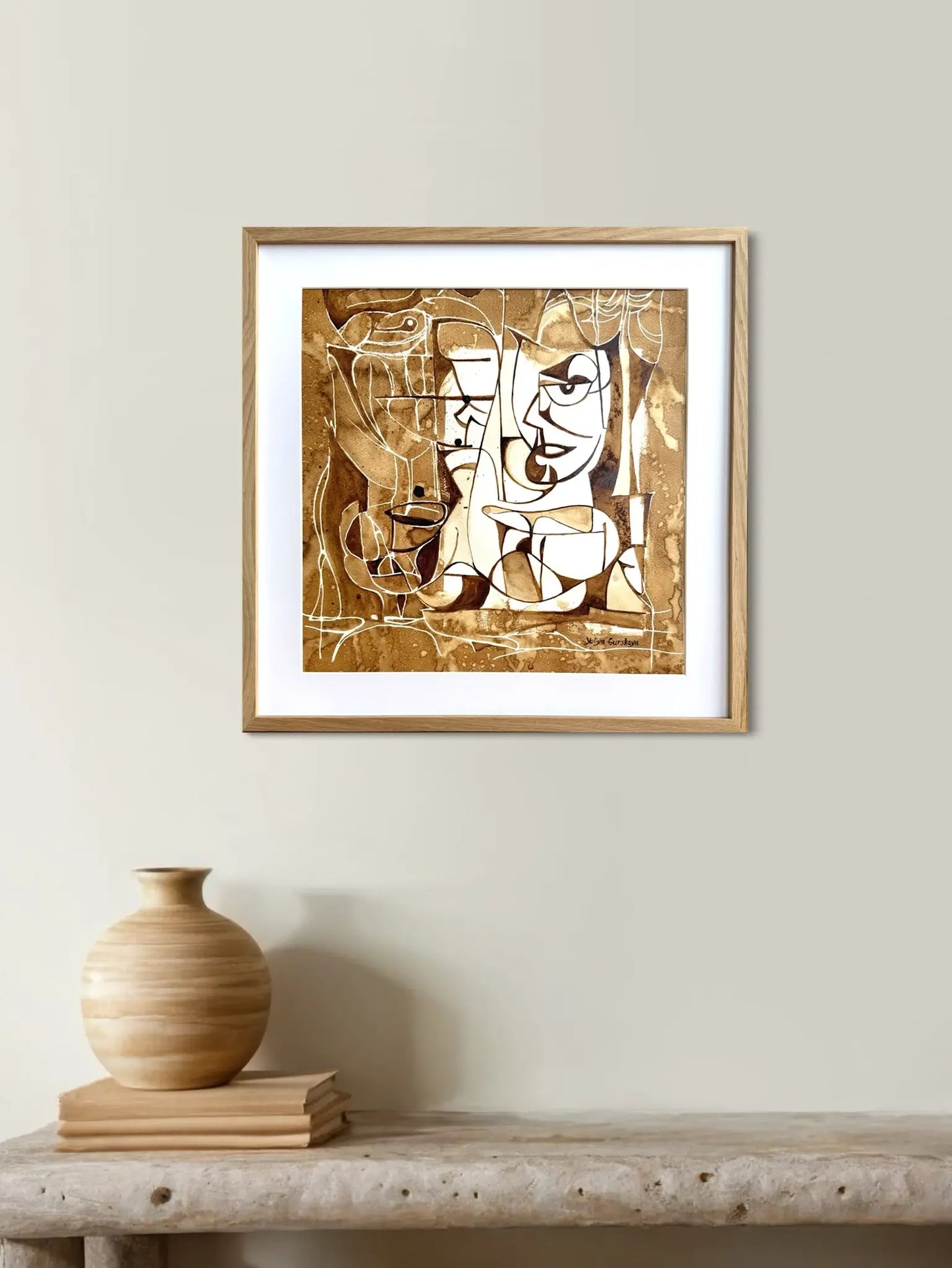 Kaffemand, 50(b)x50(h)cm