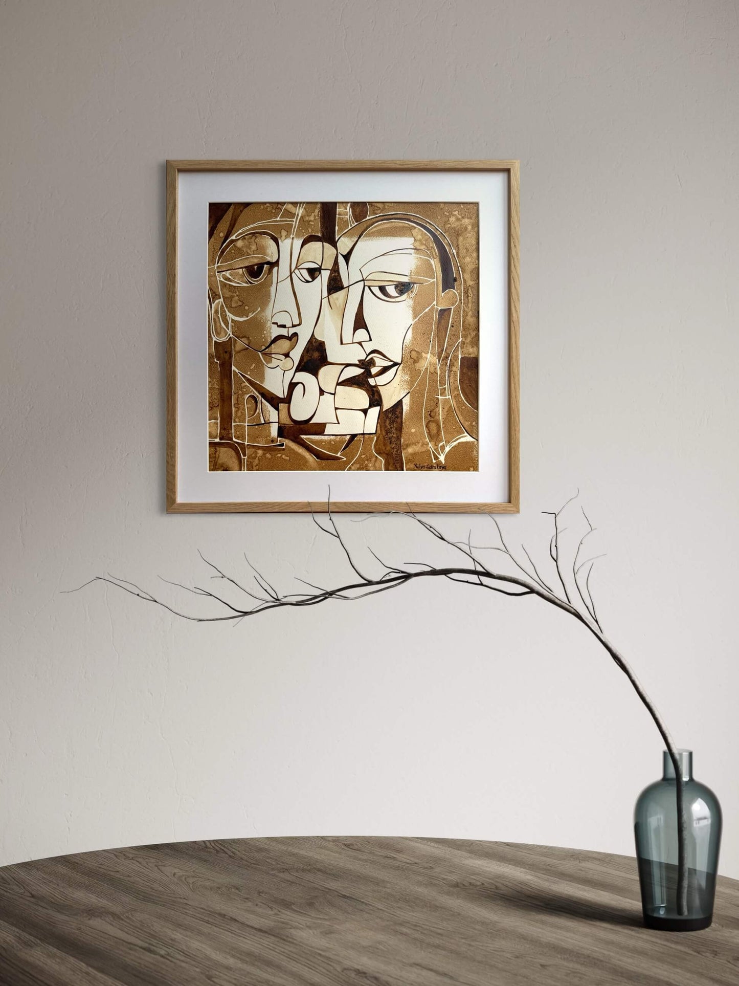 En kop for 2, 50(b)x50(h)cm