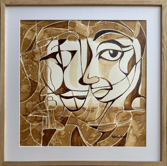 Kaffe i seng,  50(b)x50(h)cm