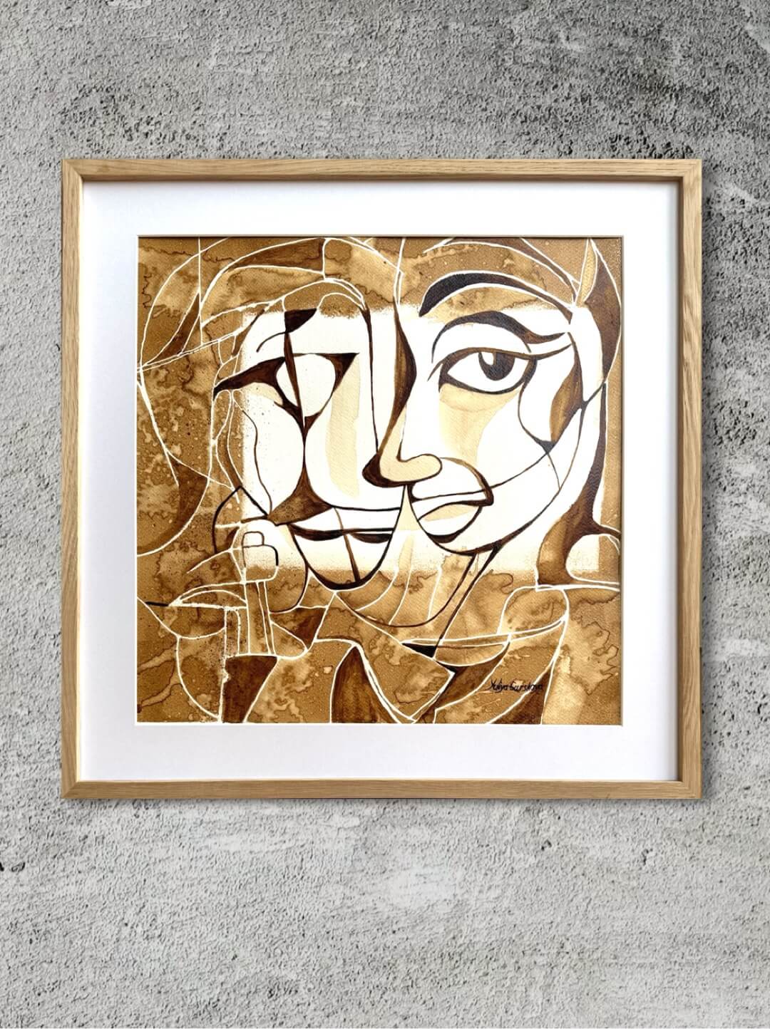 Kaffe i seng, 50(b)x50(h)cm
