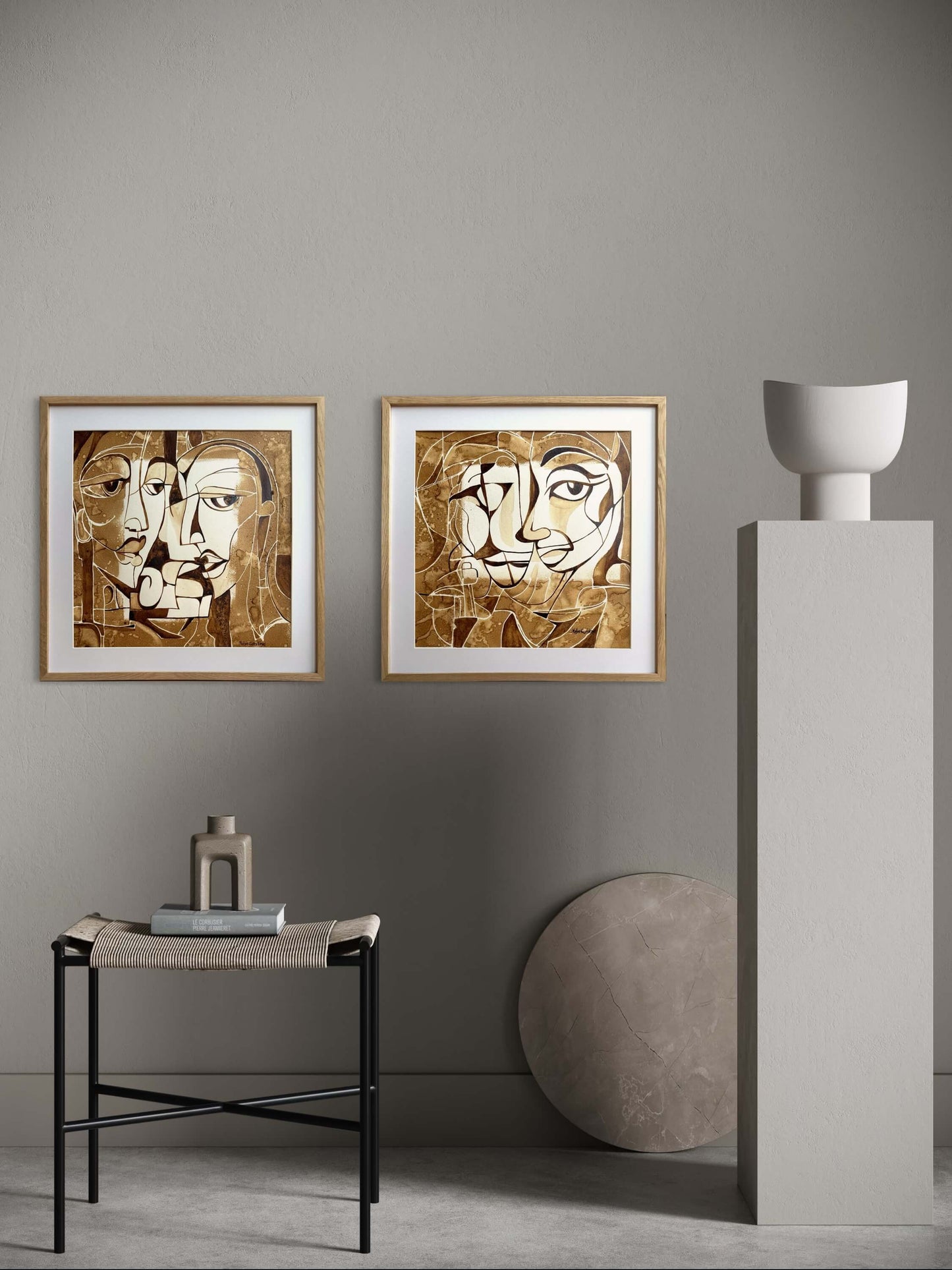 Kaffe i seng, 50(b)x50(h)cm