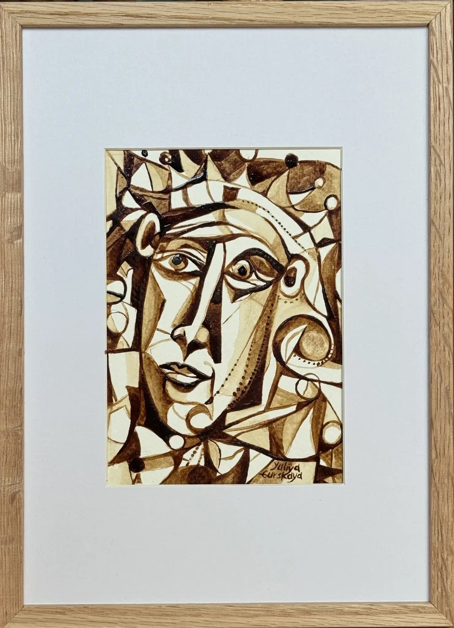 Kaffetanker på Tronen, 23(b)x32(h)cm