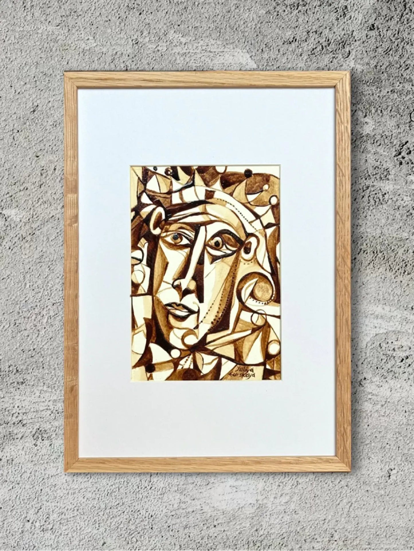 Kaffetanker på Tronen, 23(b)x32(h)cm