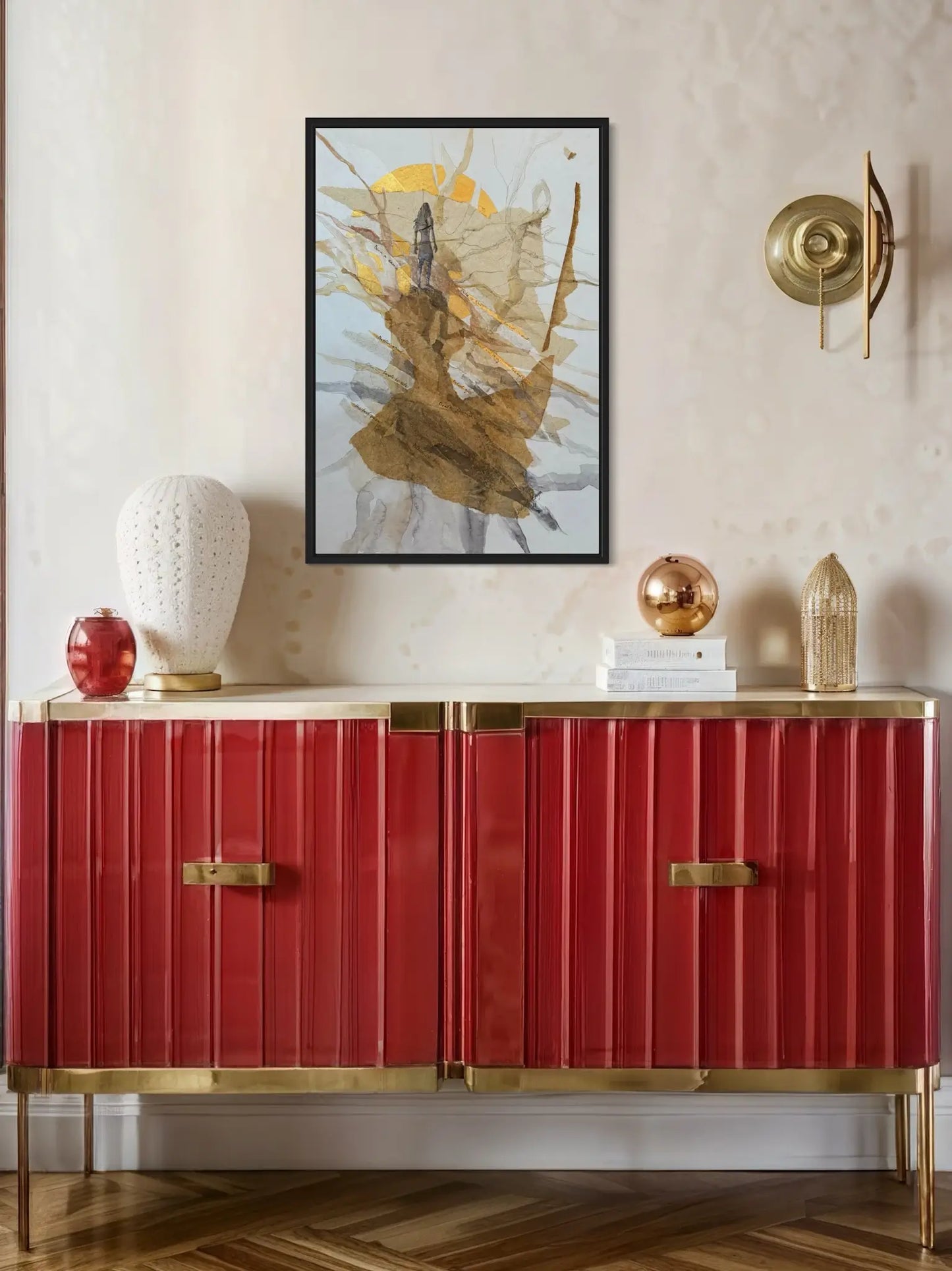 Harfe, 40(b)x60(h)cm