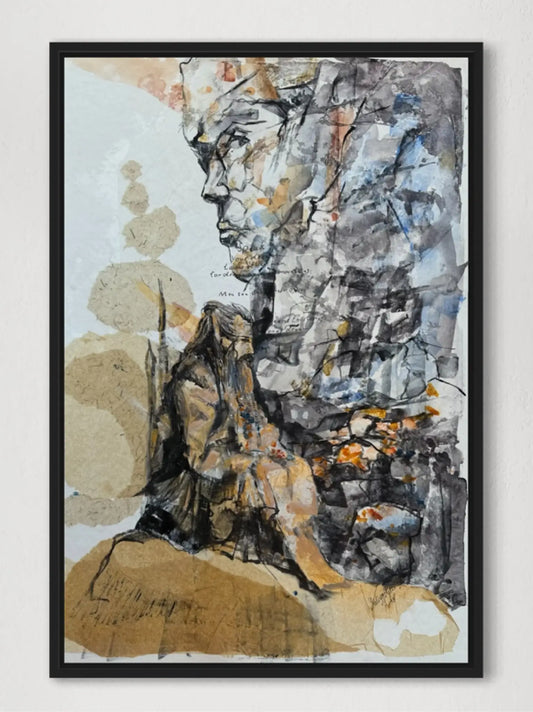 Moz, 40 (B) x 60 (H) cm.