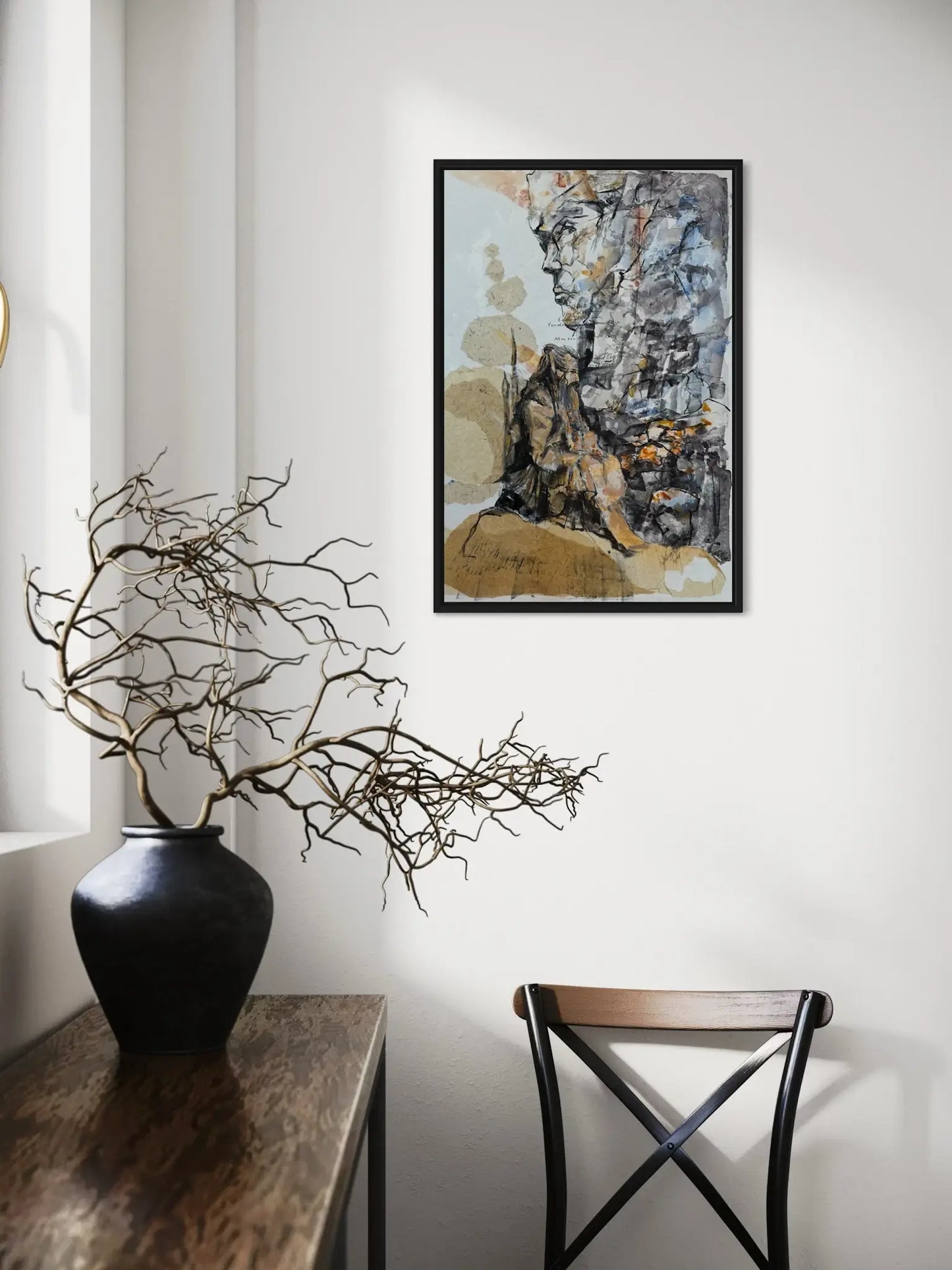 Moz, 40 (B) x 60 (H) cm.