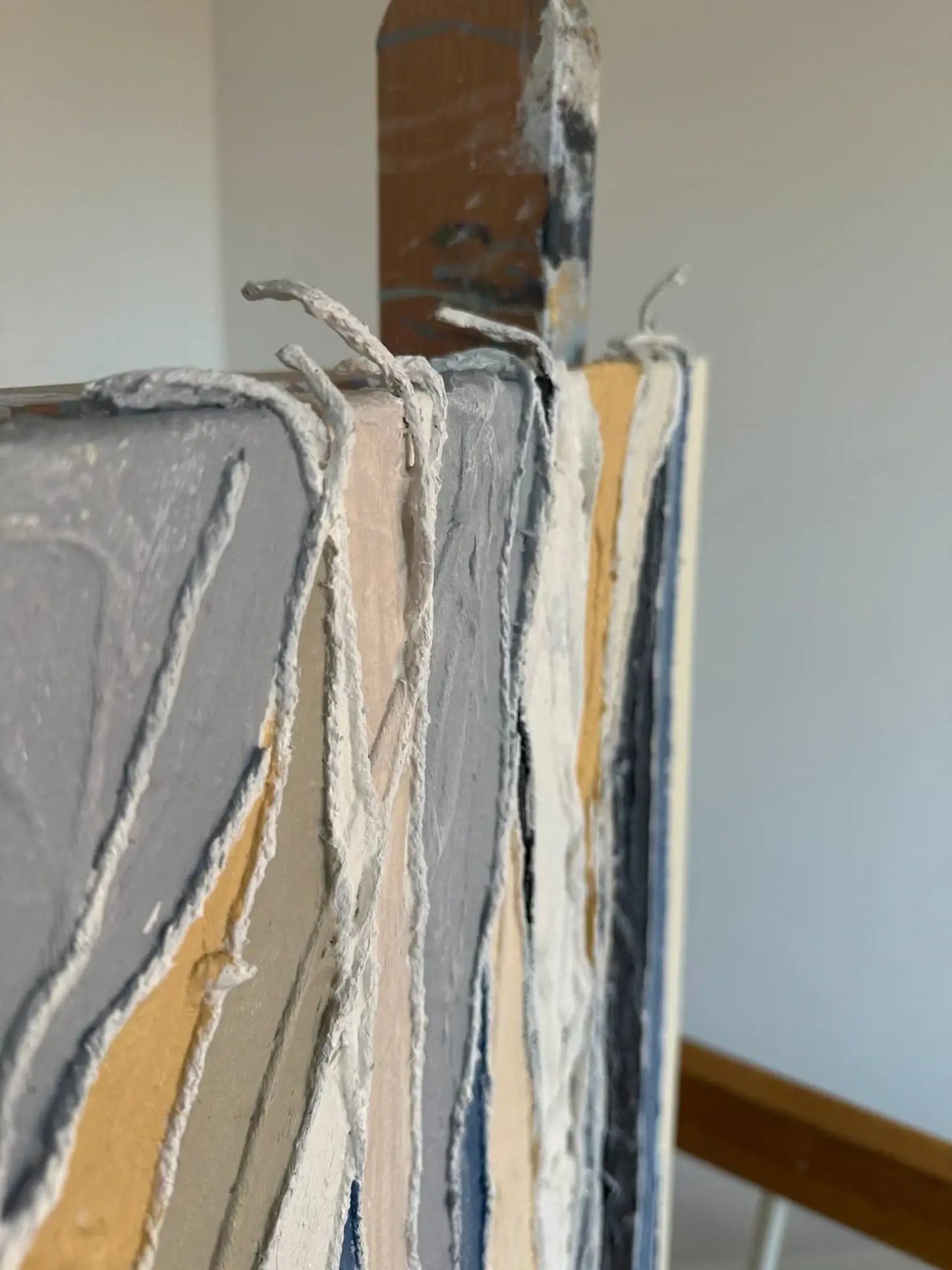 Fluss von oben, 80(b)x80(h)cm