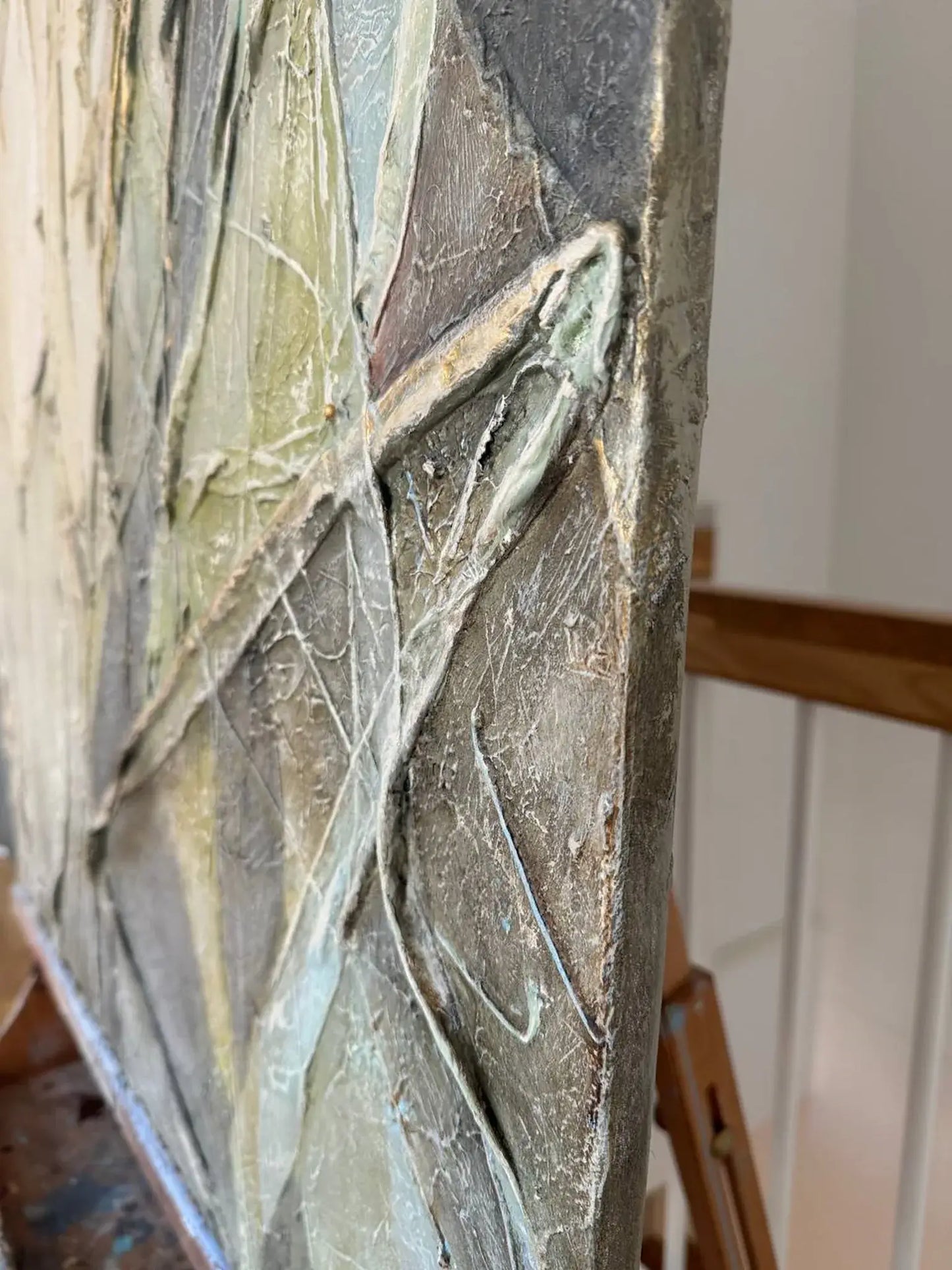 By the River Side, 100(w)x140(h)cm