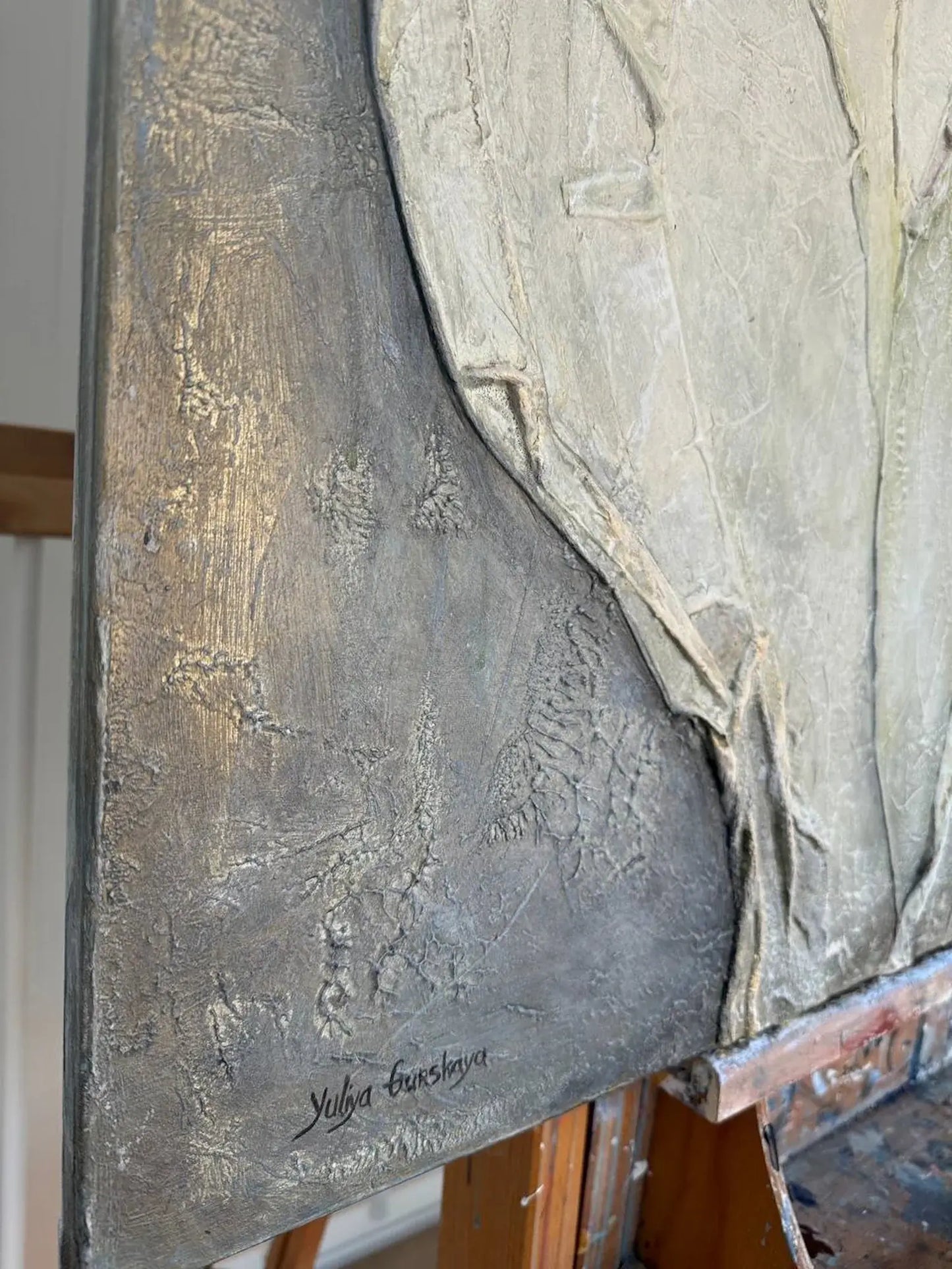 By the River Side, 100(w)x140(h)cm