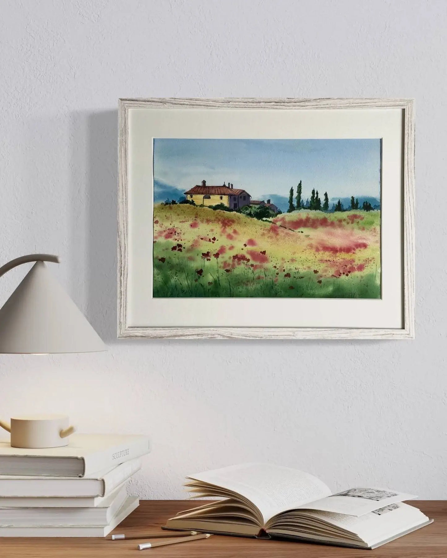 Malerische Landschaft 53 x 43 cm