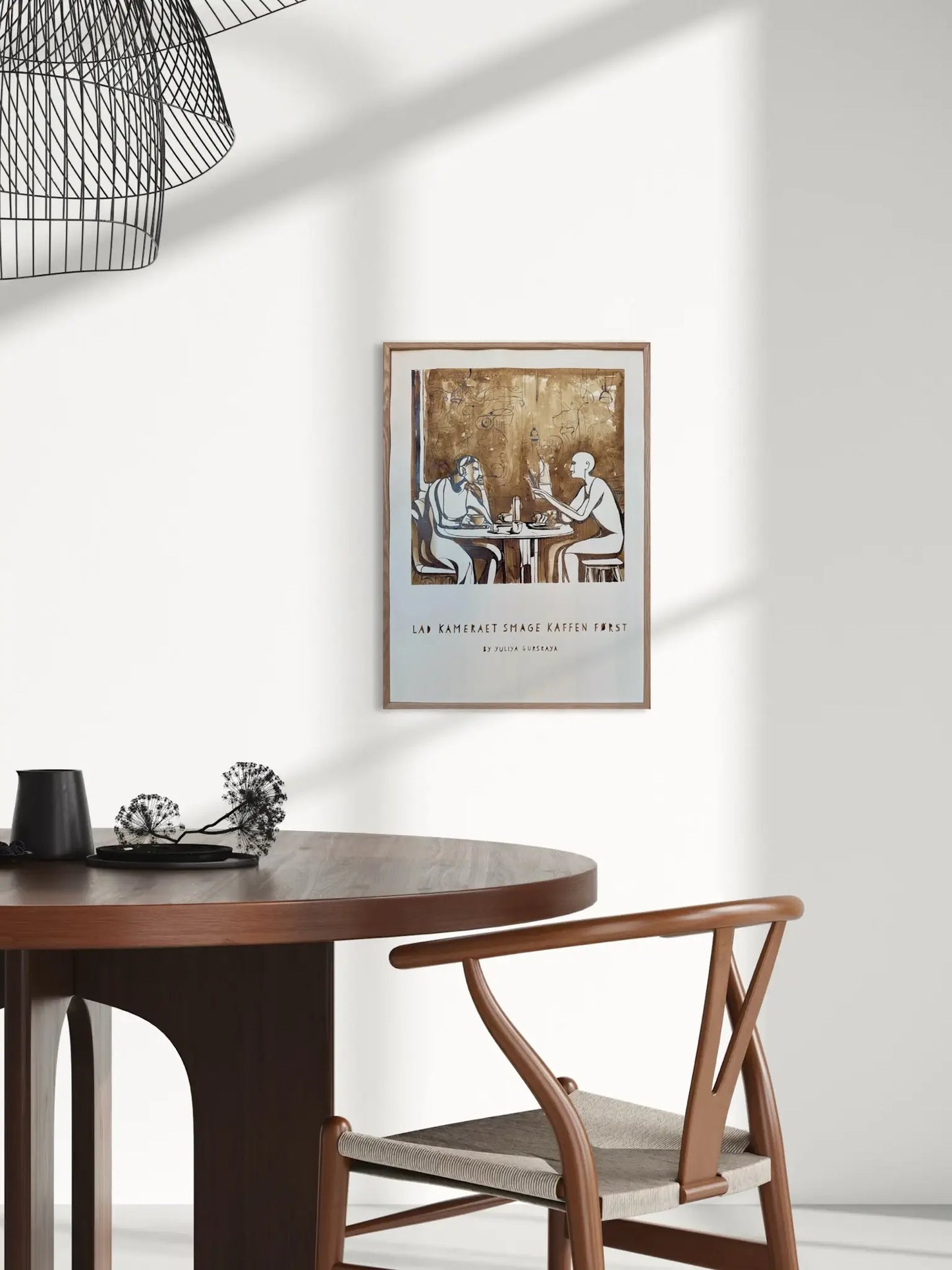 Lad kameraet smager kaffen først, 50(b)x70(h)cm