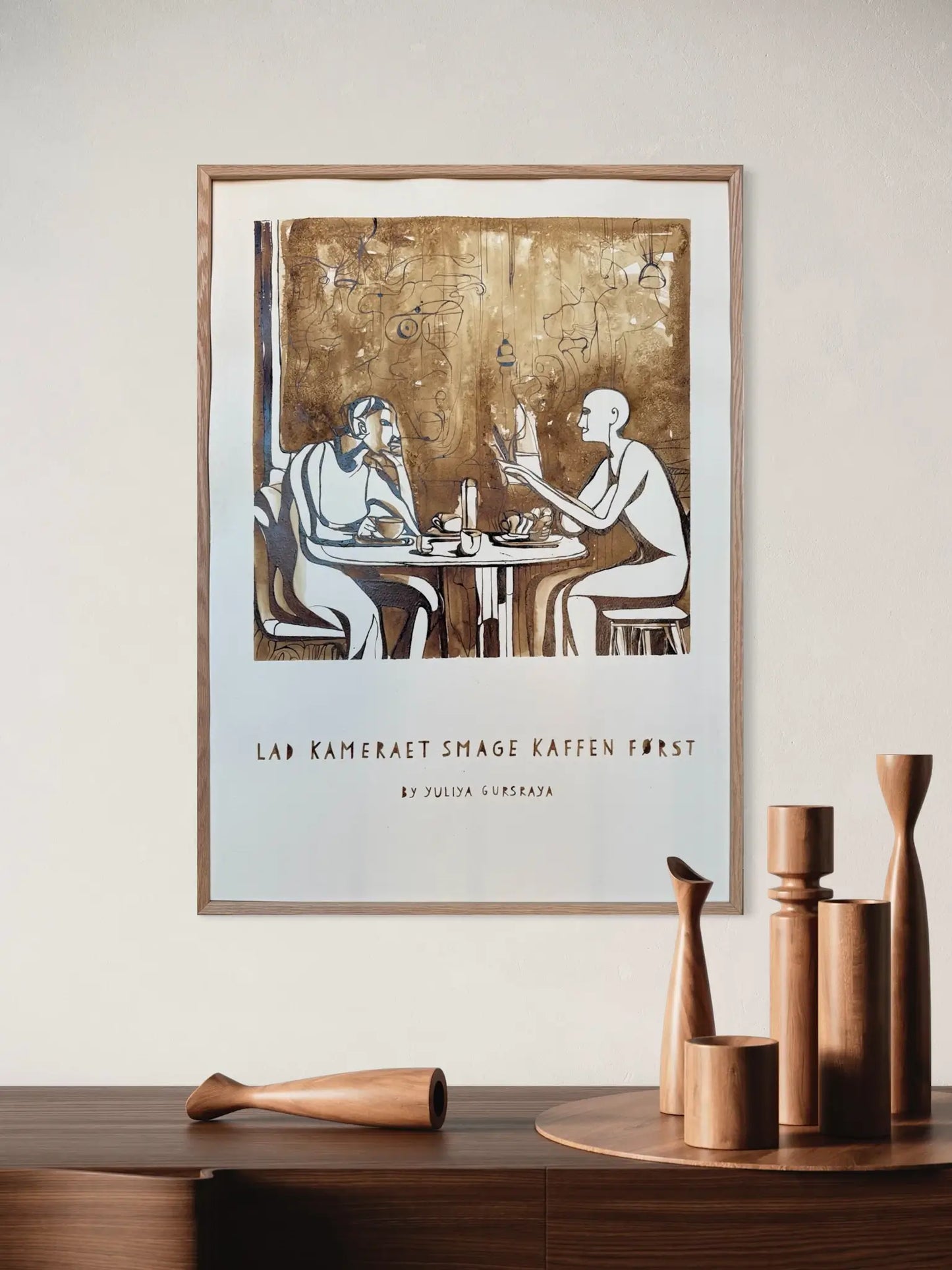 Lad kameraet smager kaffen først, 50(b)x70(h)cm