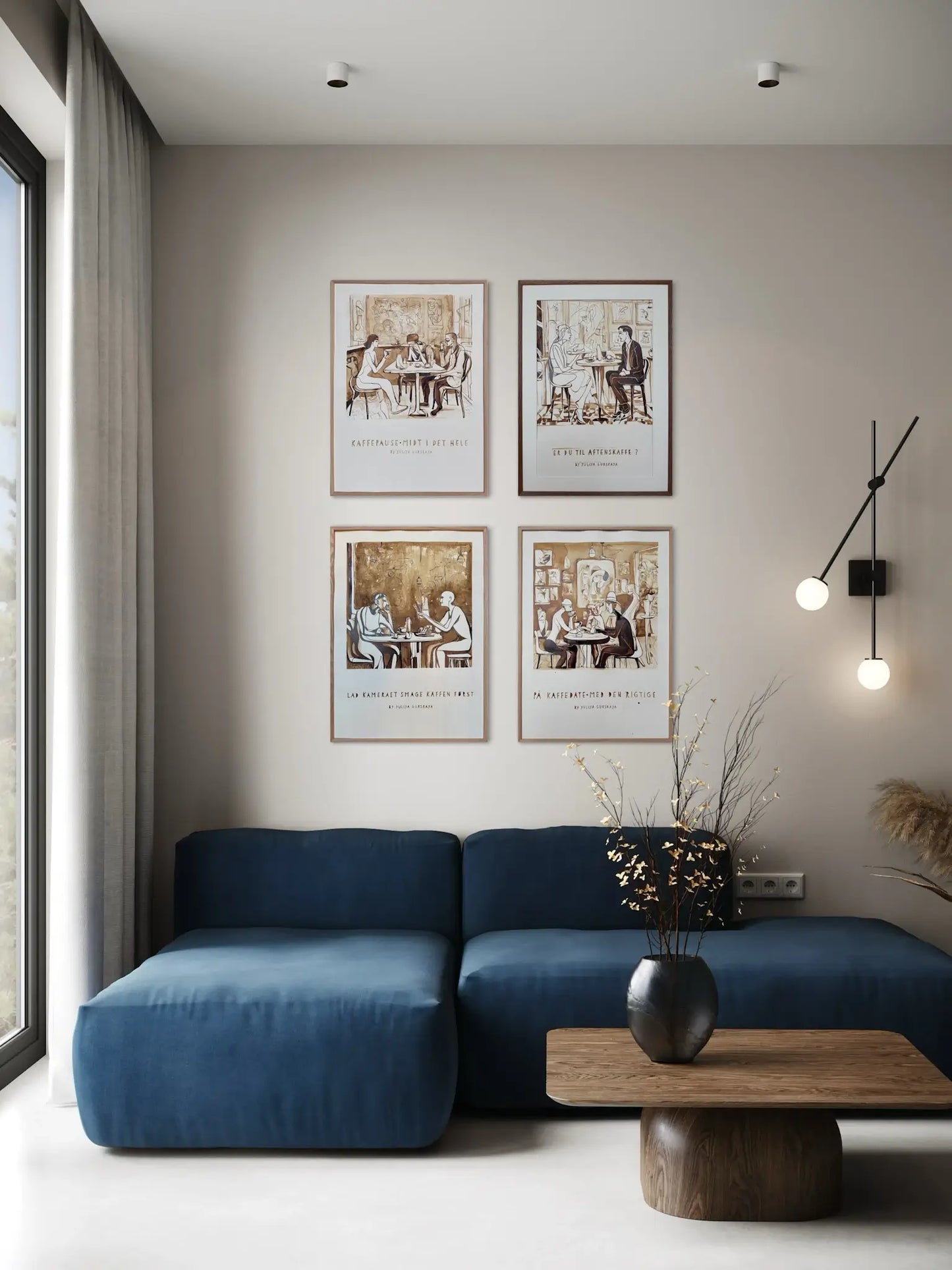 Lad kameraet smager kaffen først, 50(b)x70(h)cm