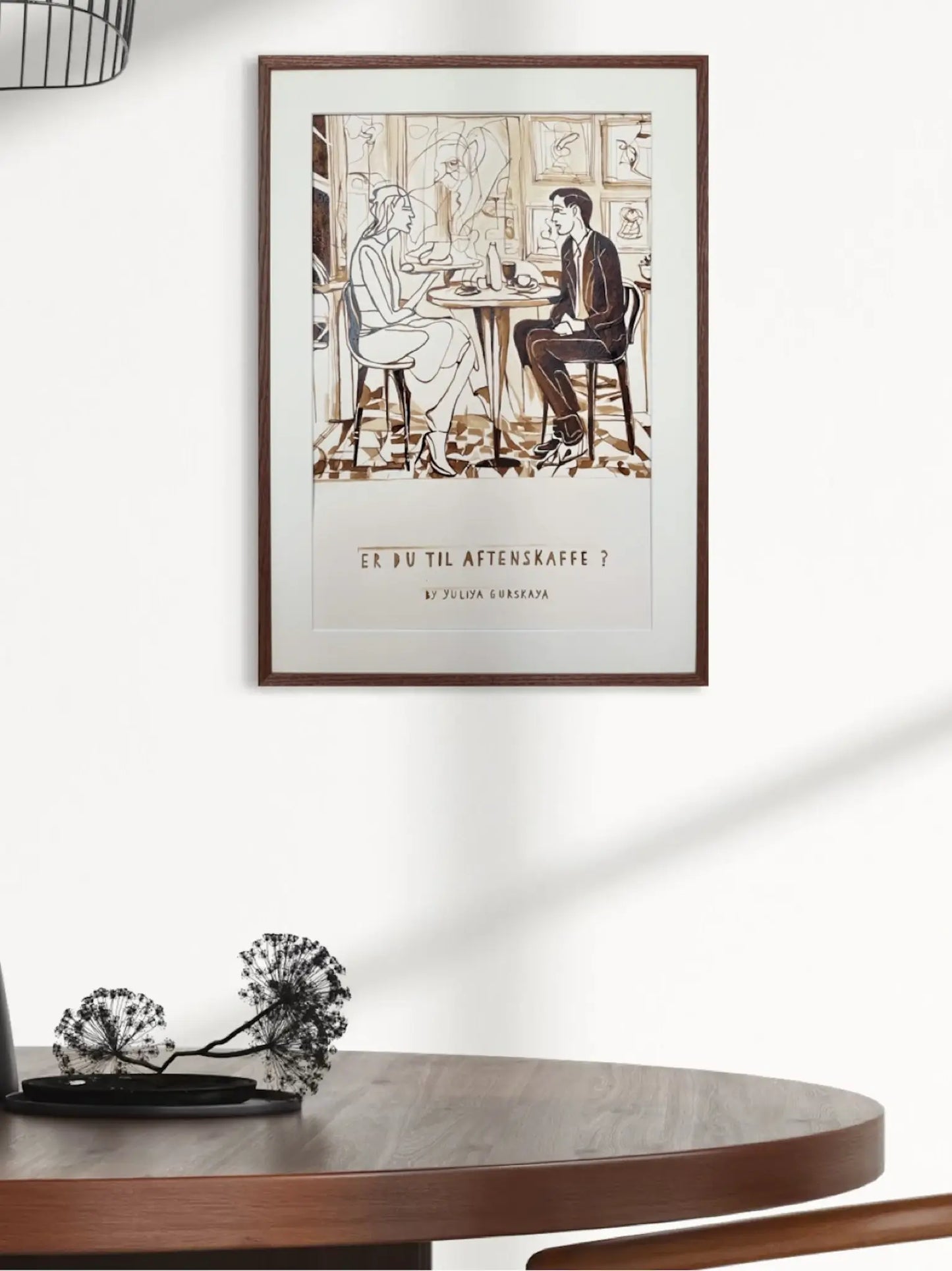 Er du til aftenskaffe?, 50(b)x70(h)cm