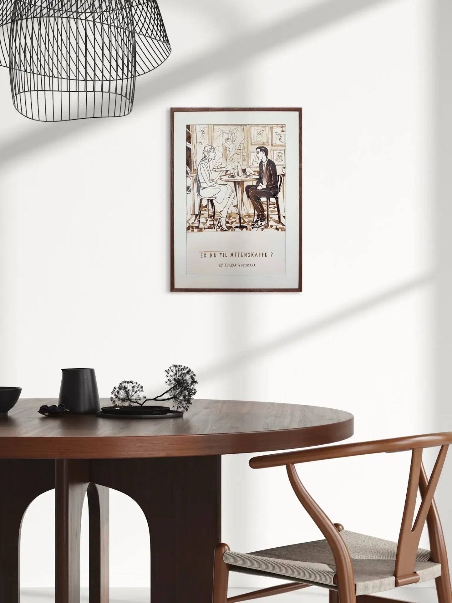 Er du til aftenskaffe?, 50(b)x70(h)cm