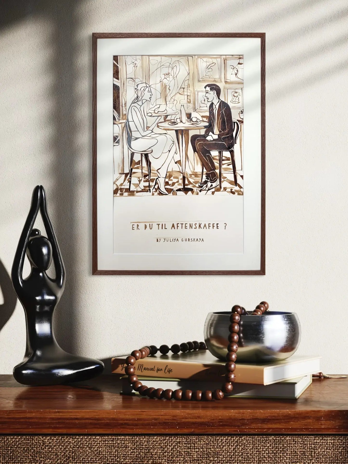 Er du til aftenskaffe?, 50(b)x70(h)cm