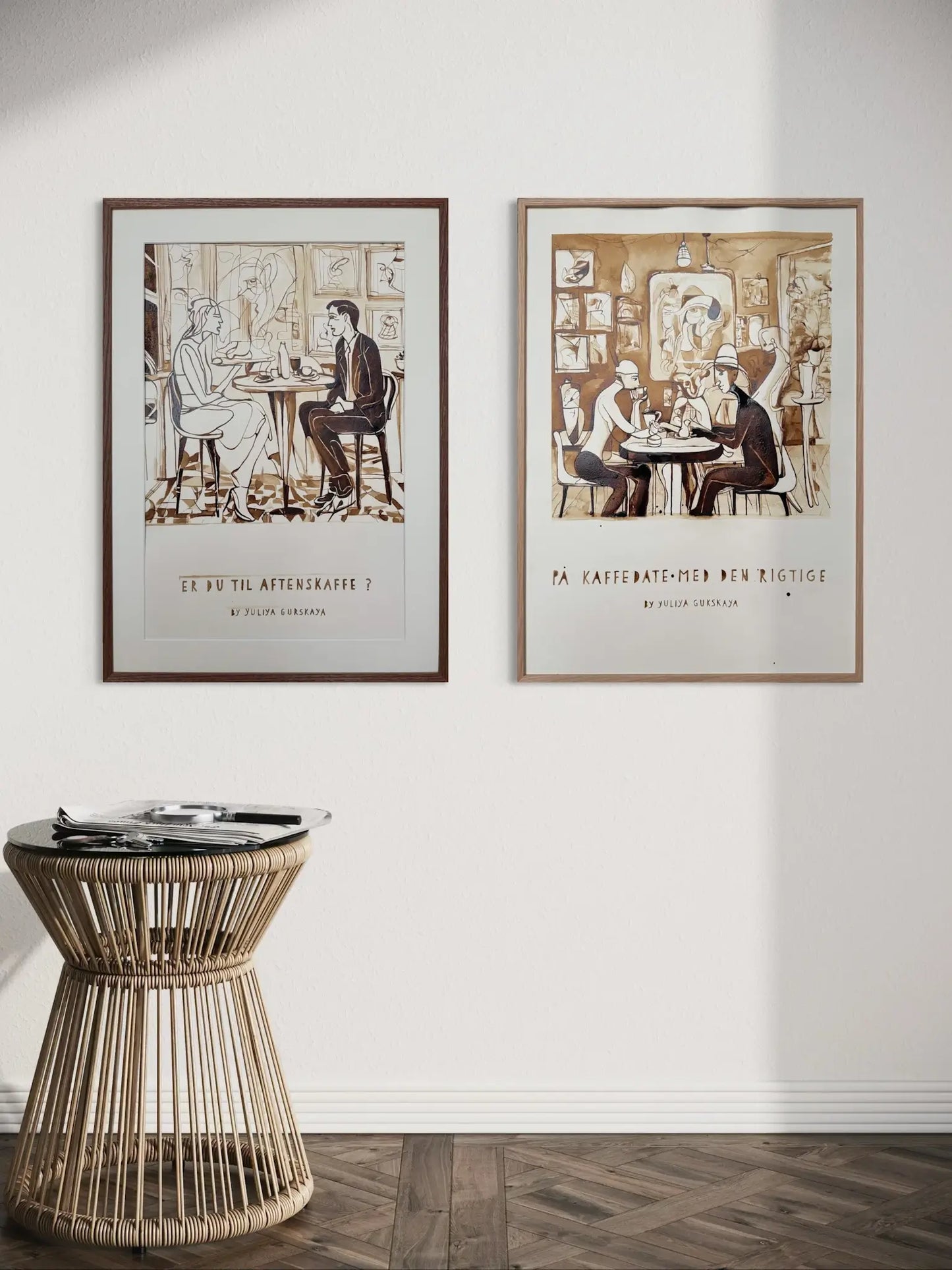 Er du til aftenskaffe?, 50(b)x70(h)cm