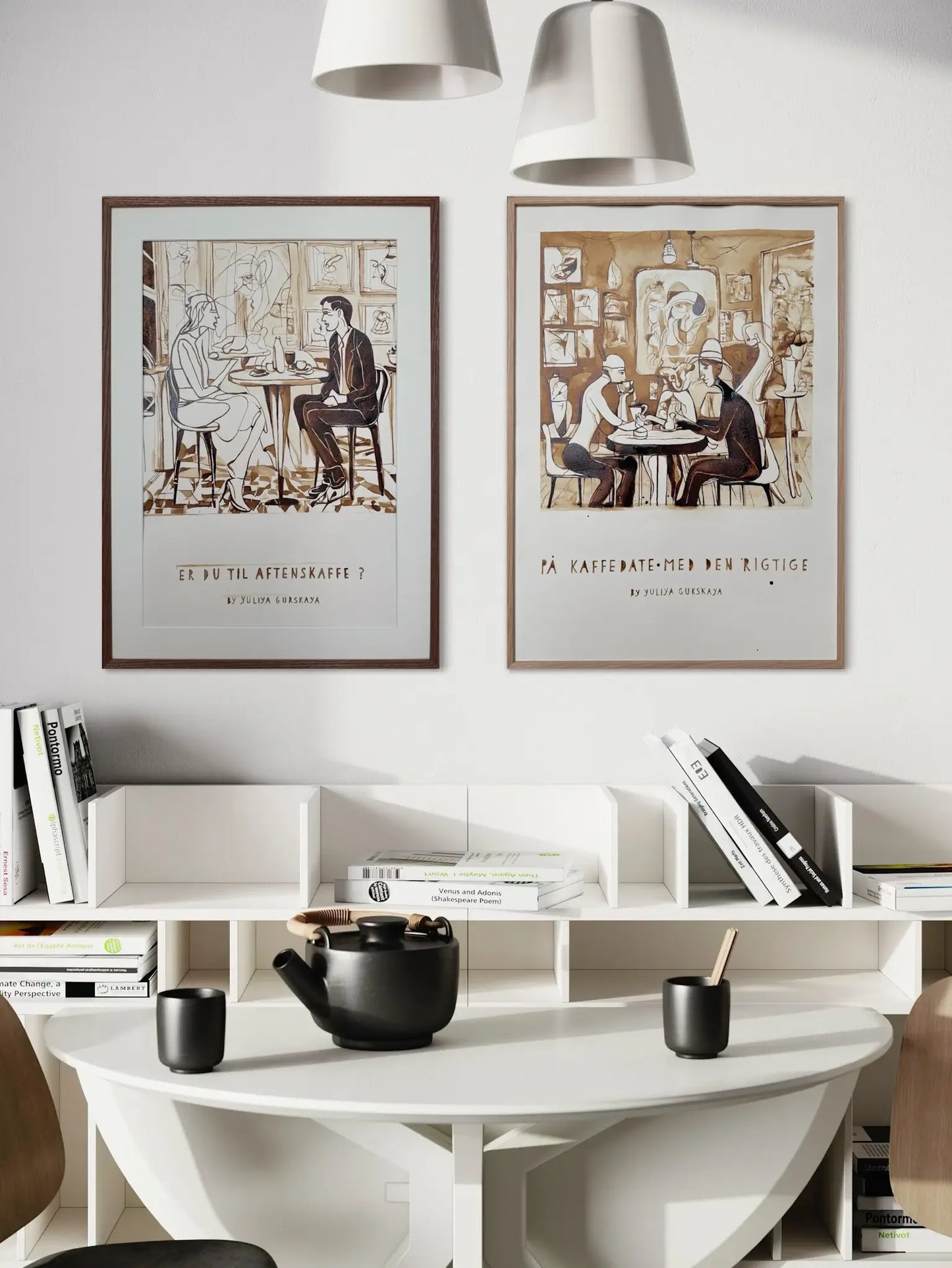 Er du til aftenskaffe?, 50(b)x70(h)cm