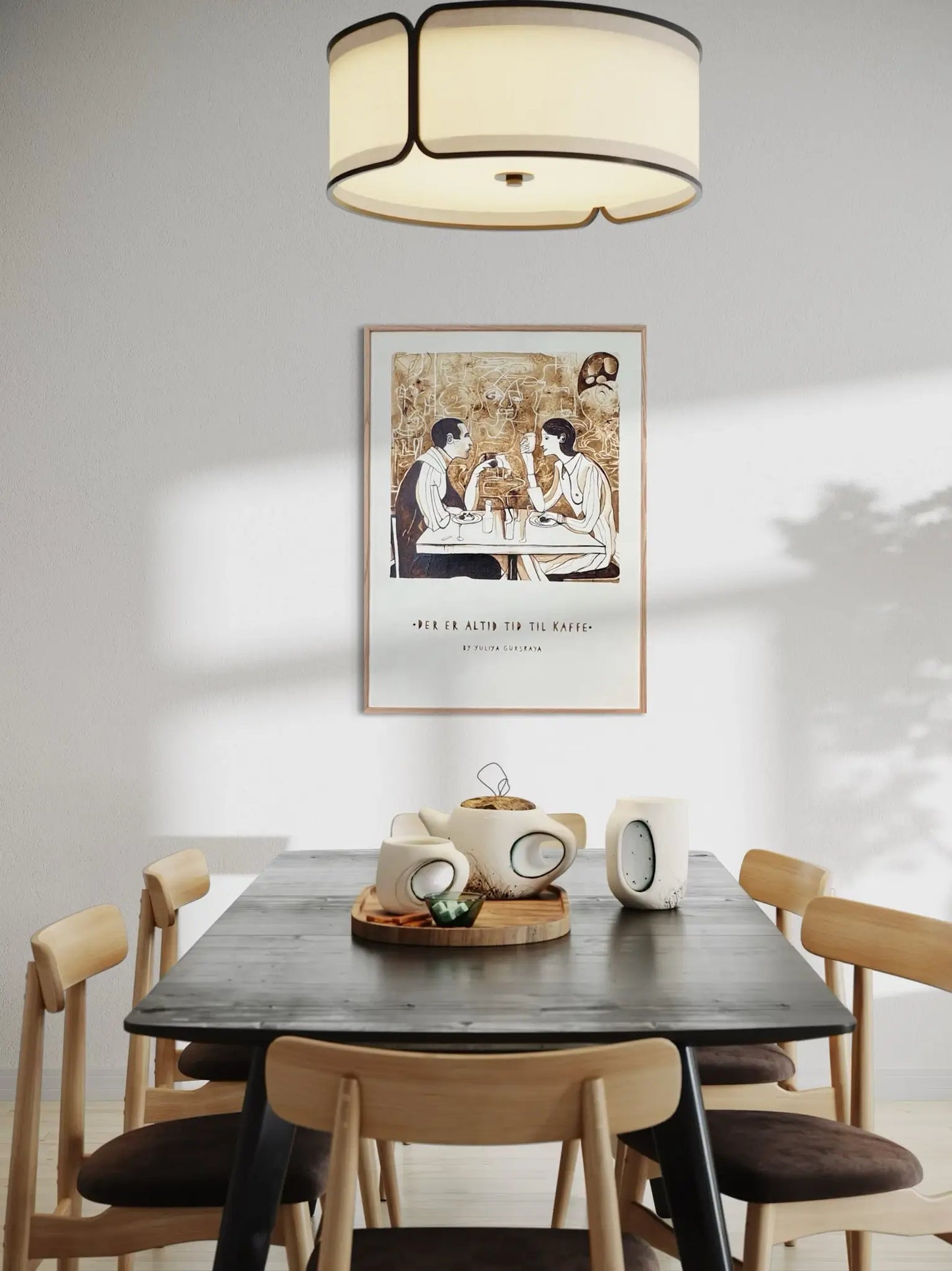 Der er altid tid til kaffe, 50(b)x70(h)cm