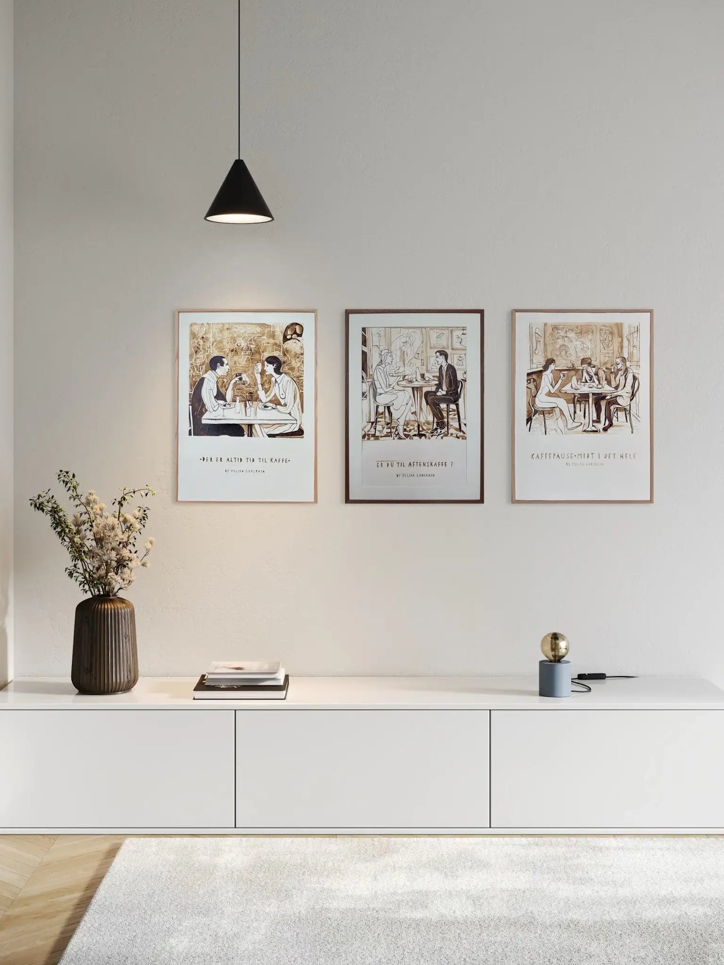 Der er altid tid til kaffe, 50(b)x70(h)cm