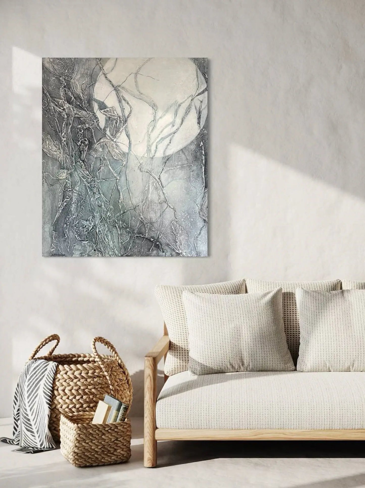 Jungle Moon, 100(w)x120(h)cm