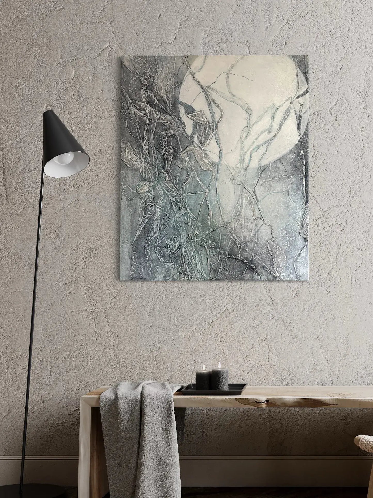 Jungle Moon, 100(w)x120(h)cm