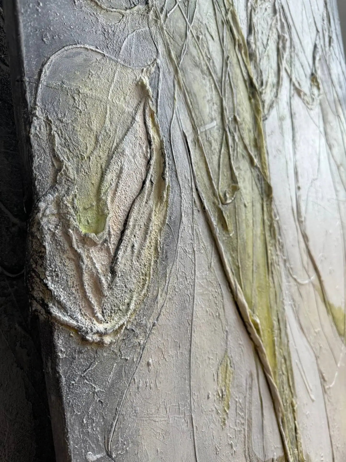 Blatt, 100(b)x120(h)cm