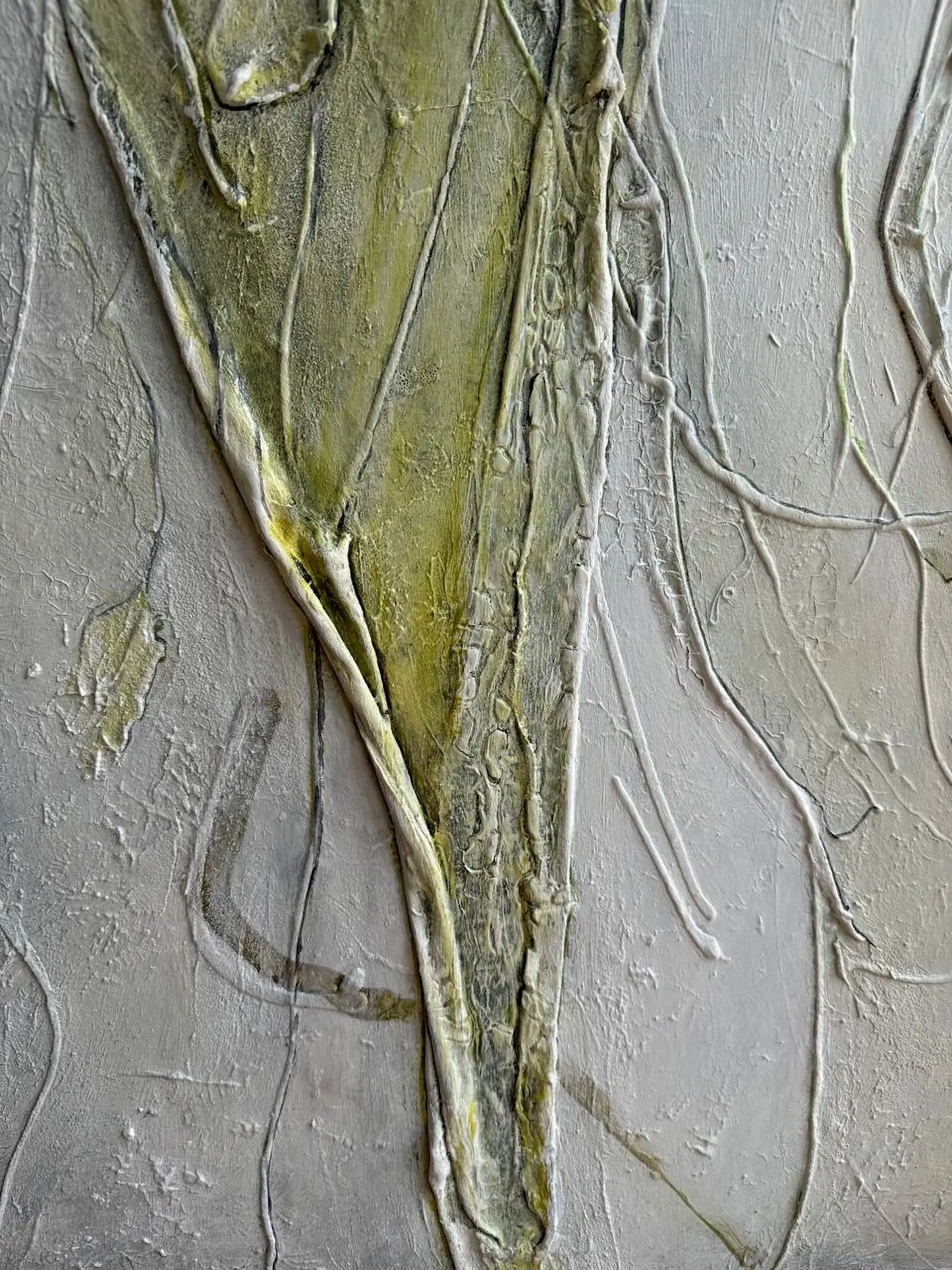 Blatt, 100(b)x120(h)cm