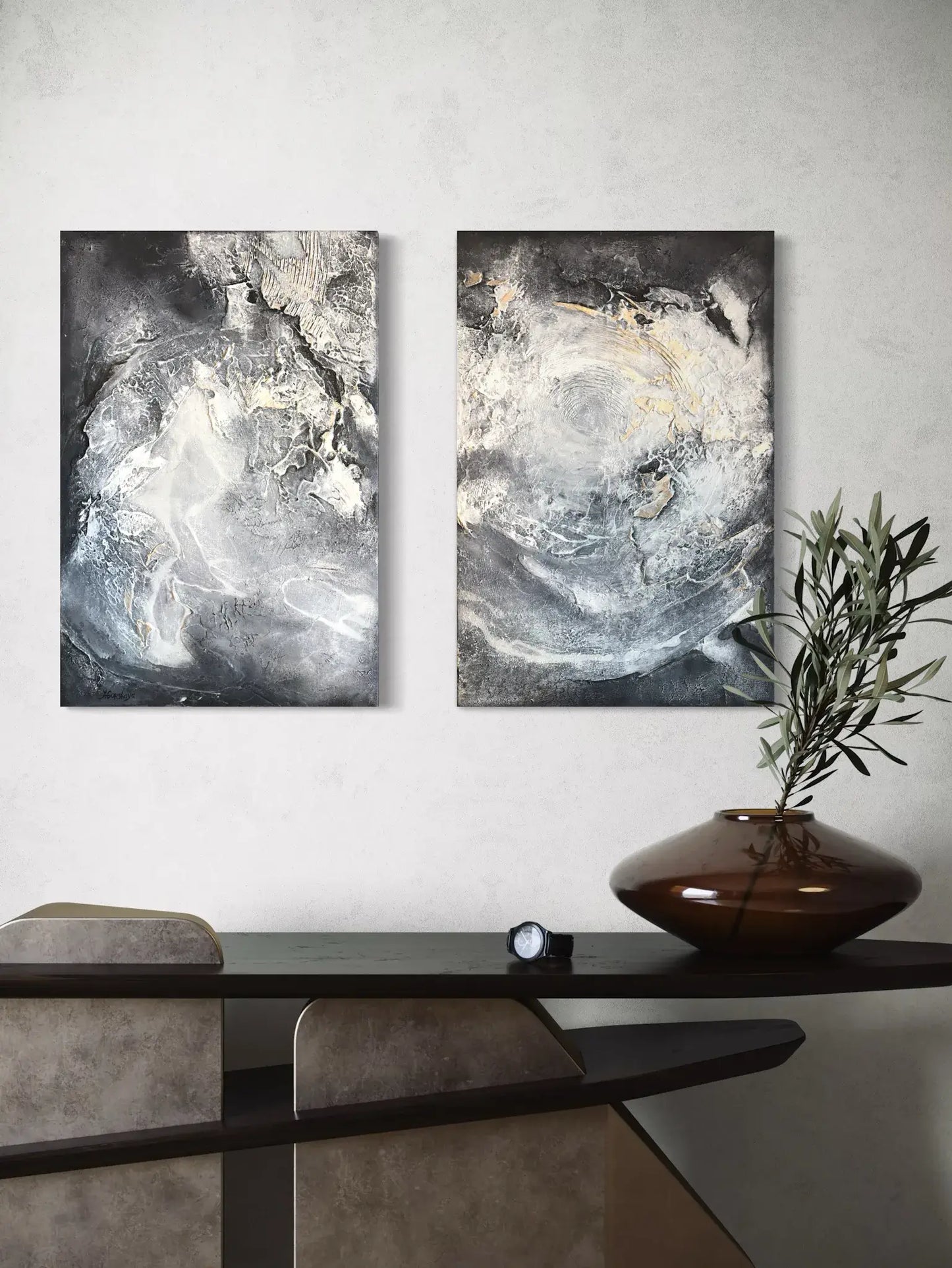 Zurück zu Schwarz 2, 80(b)x60(h)cm