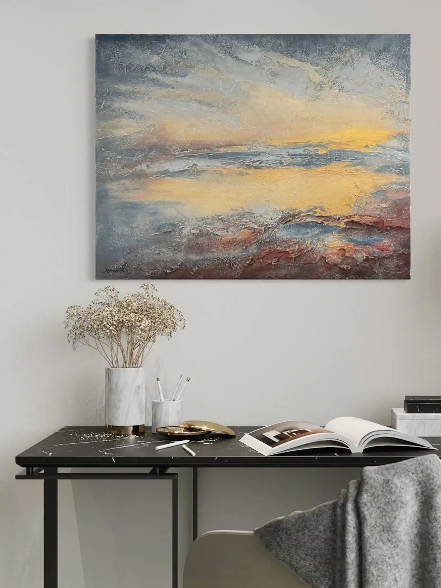 Go Gold, 90 (B) x 70 (H) cm