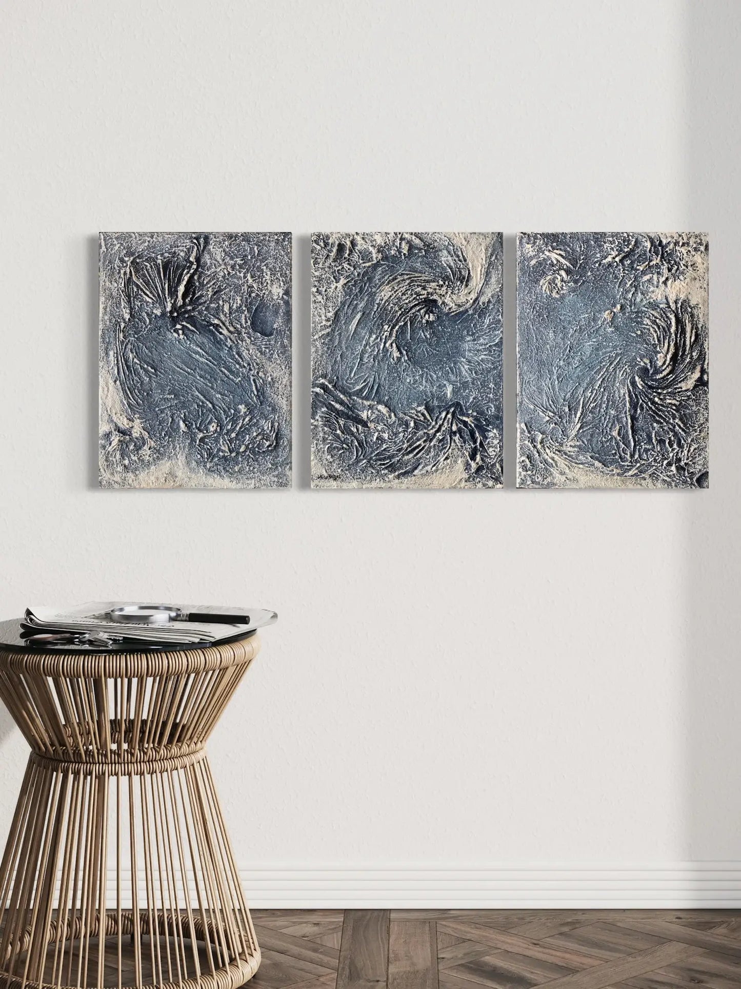 Zuckerguss-See, 90 (B) x 40 (H) cm