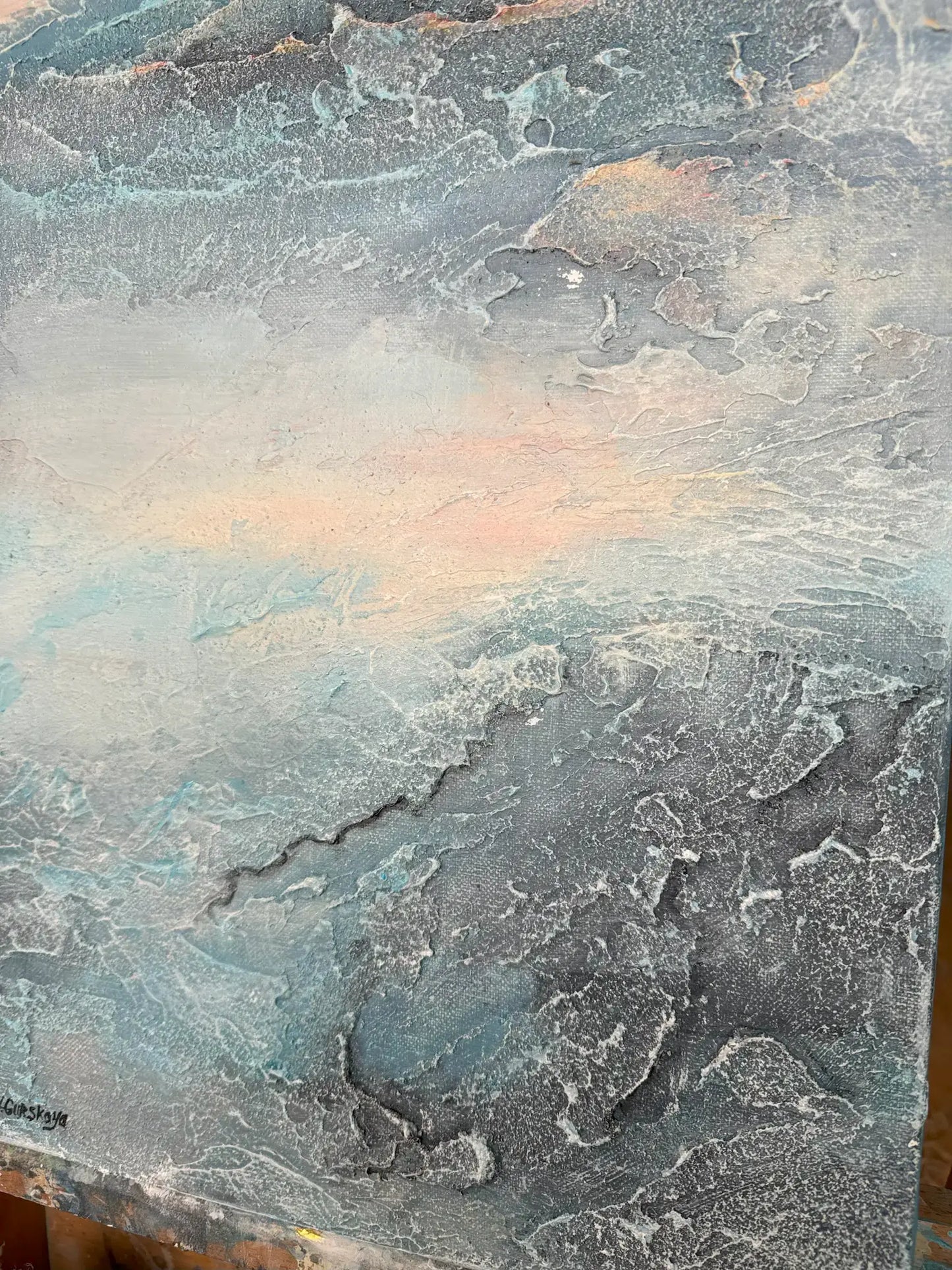 Schau in den Himmel, 80(B)x60(H)cm