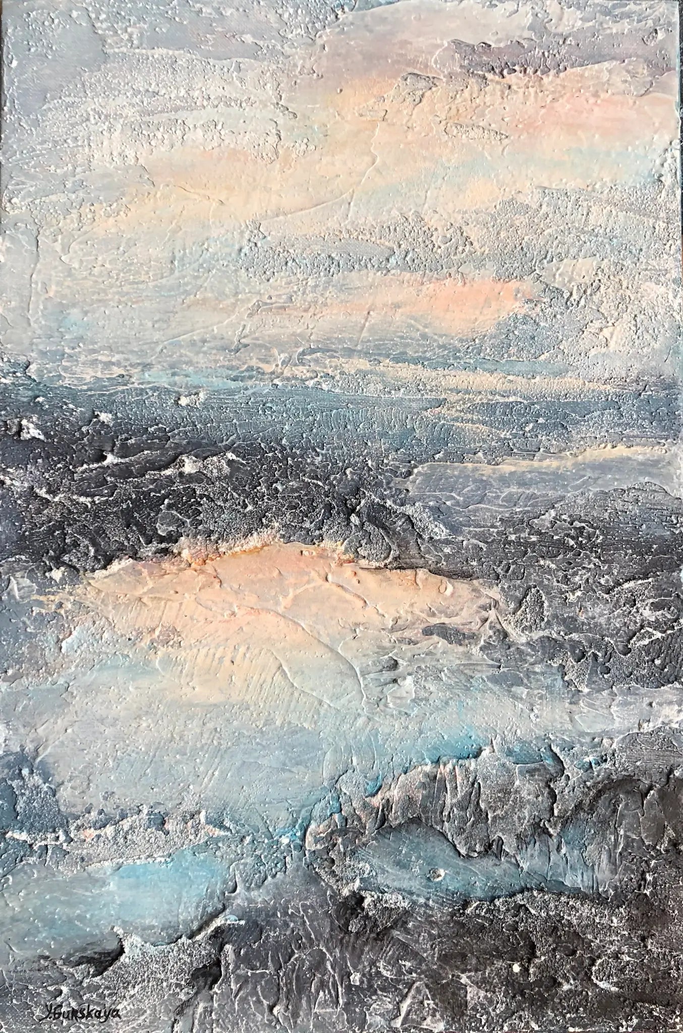 Schau in den Himmel, 80(B)x60(H)cm