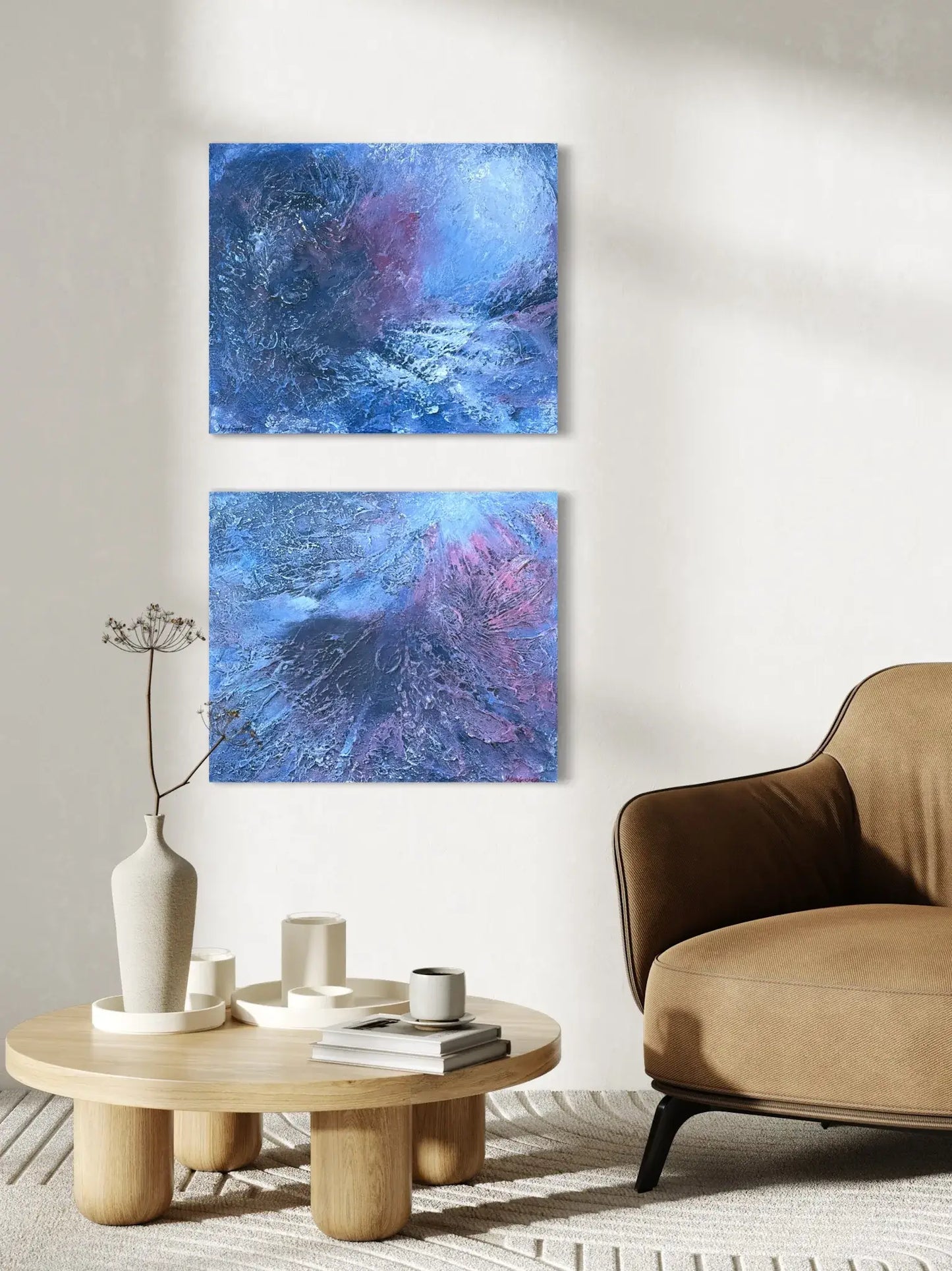 Blau Travel 2, 60(b)x50(h)cm