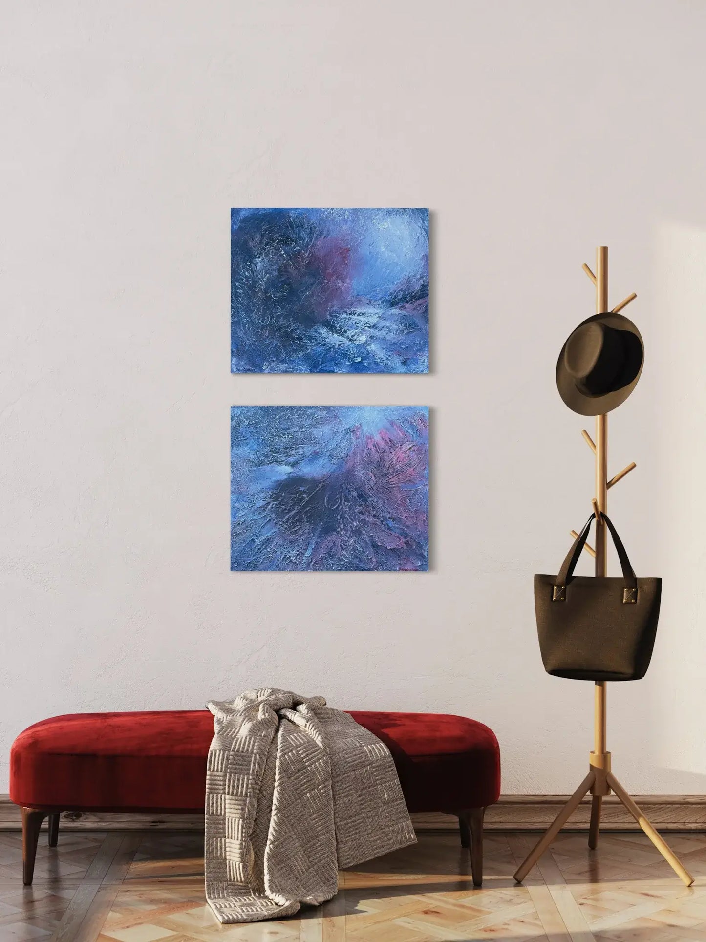 Blau Travel 2, 60(b)x50(h)cm