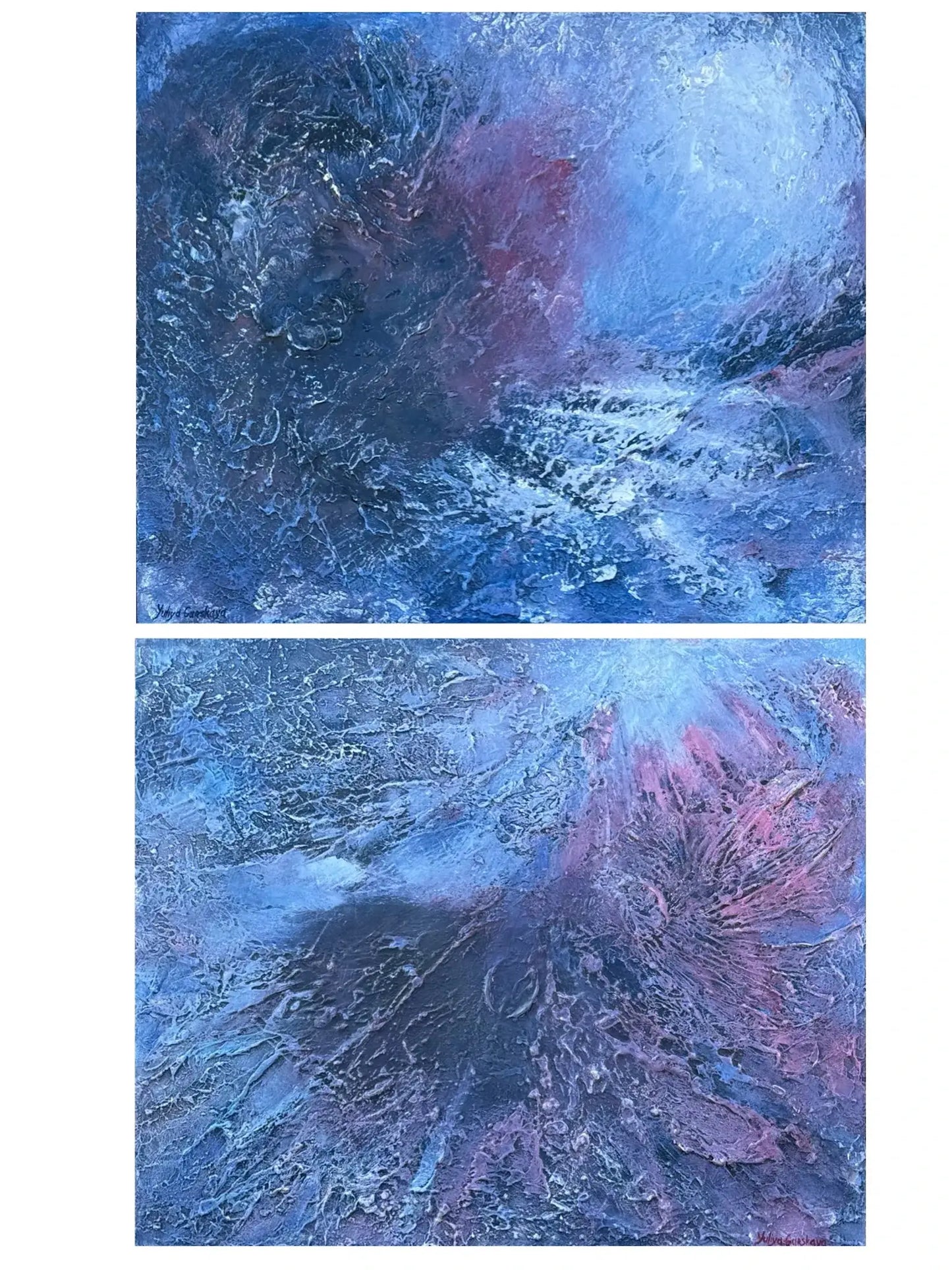 Blau Travel 2, 60(b)x50(h)cm