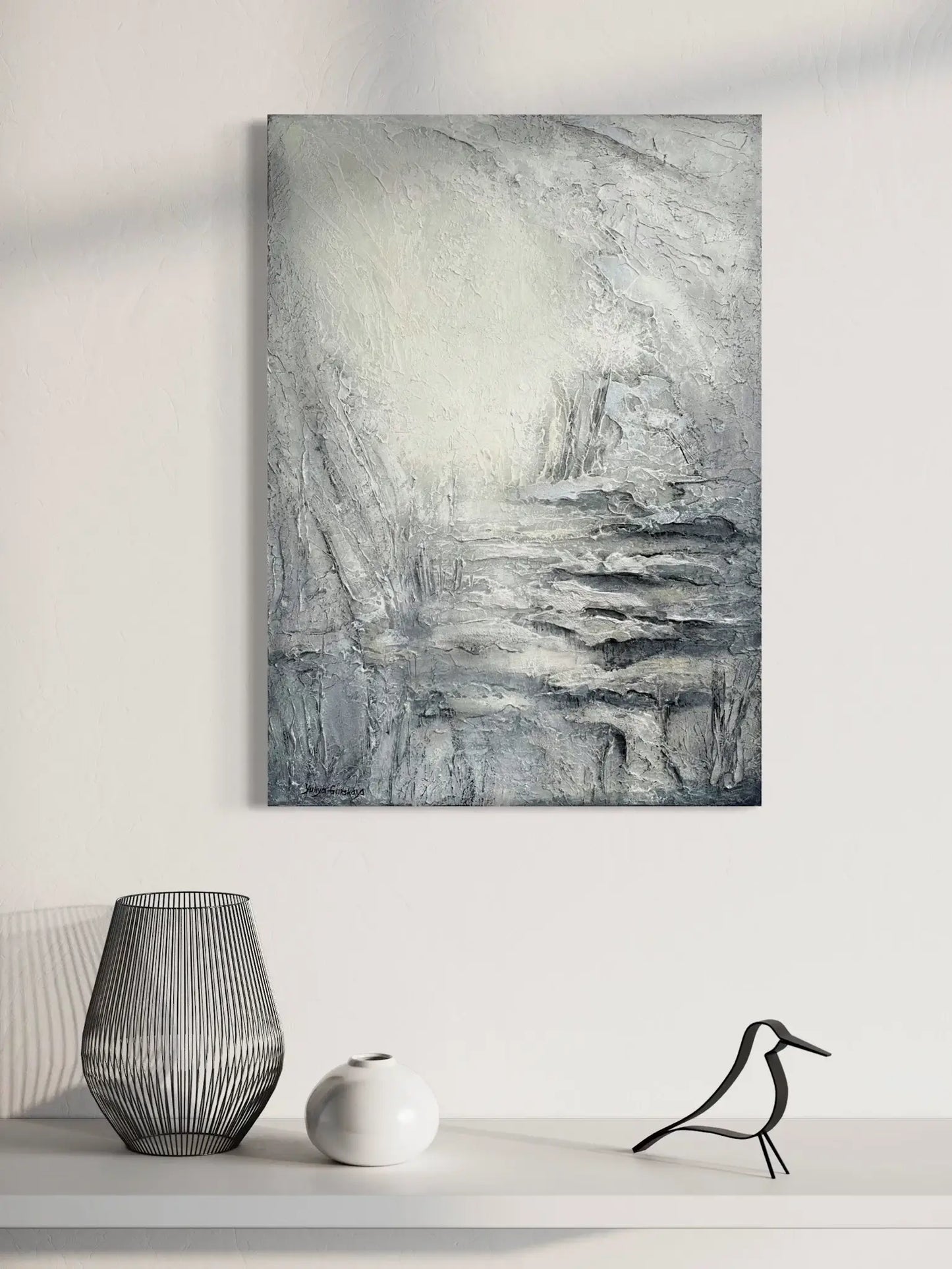 Silber Ruhe, 50(B)x70(H)cm